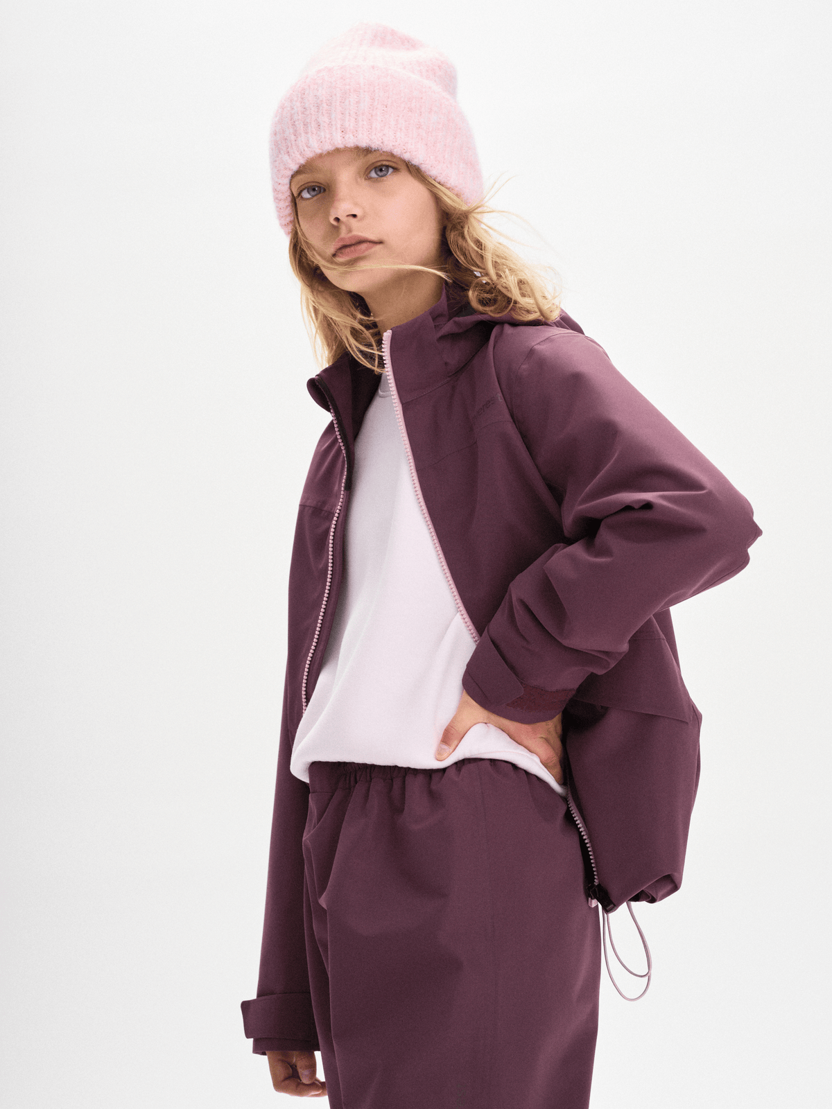 ALLROUND JACKET MAUVE WINE JUNIOR Everest All Weather Jacket