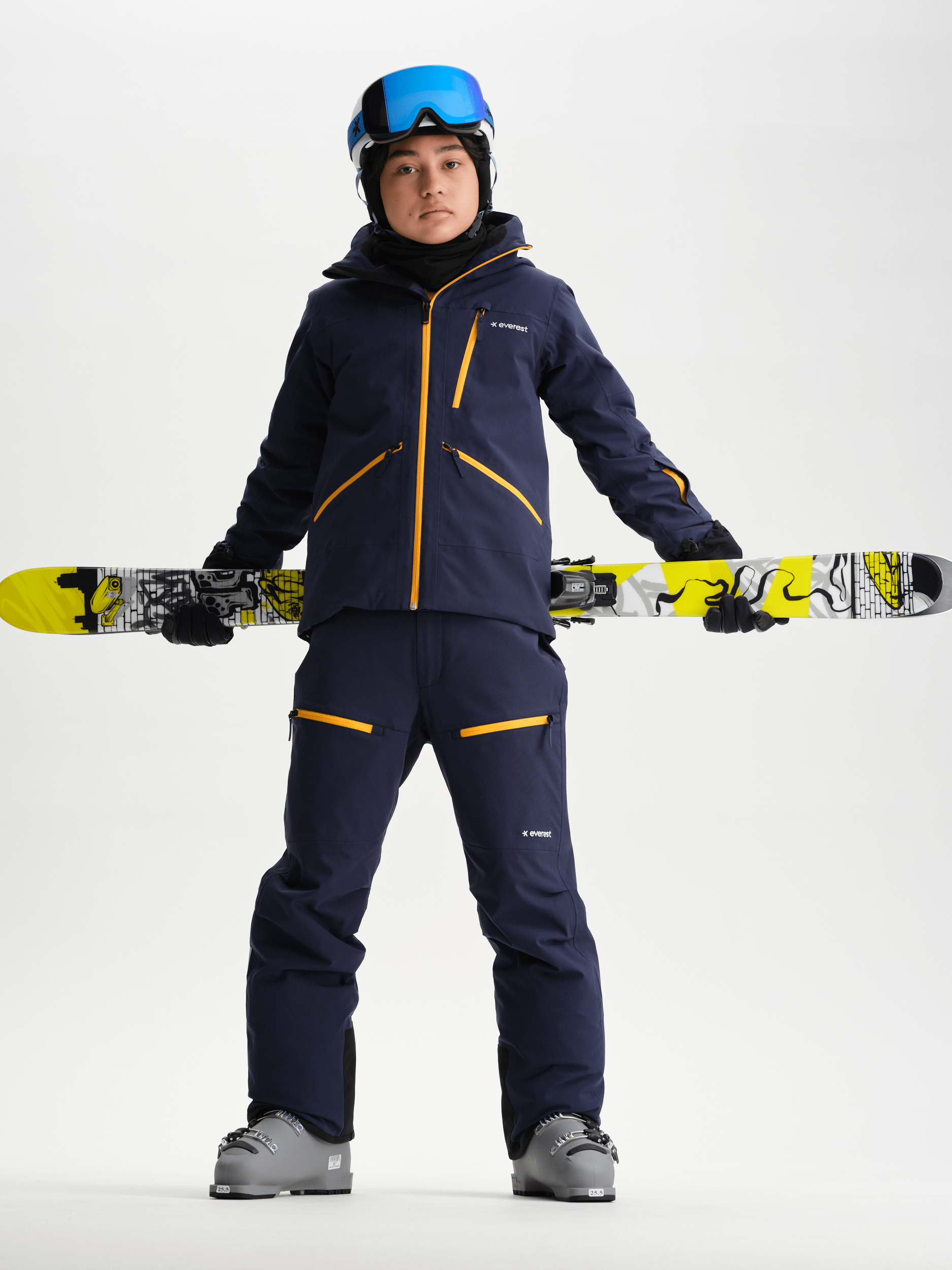 SPODNIE REGULAR SOFT GRANATOWE Everest Spodnie narciarskie i snowboardowe