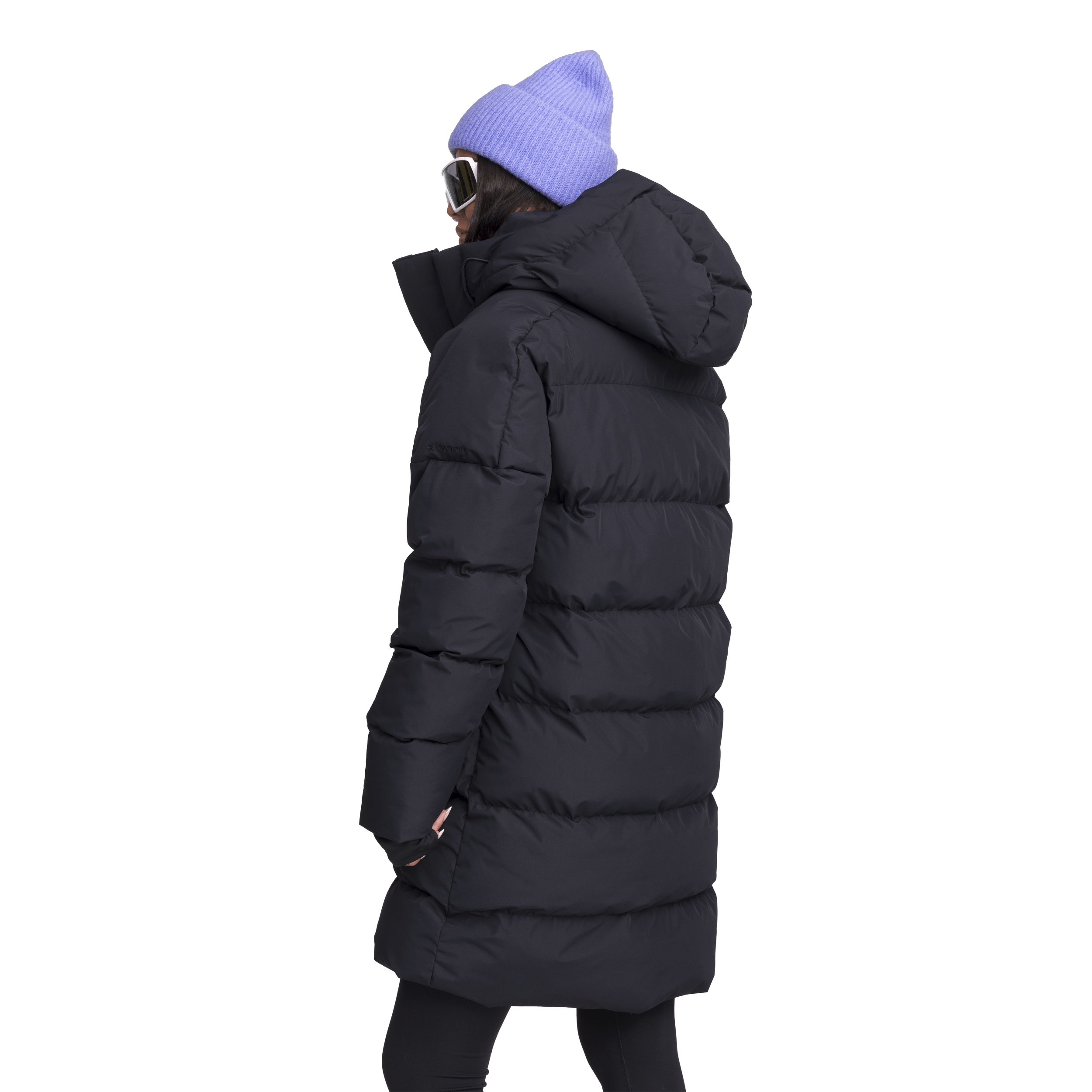 DORADO PARKA BLACK Everest Pikowana parka