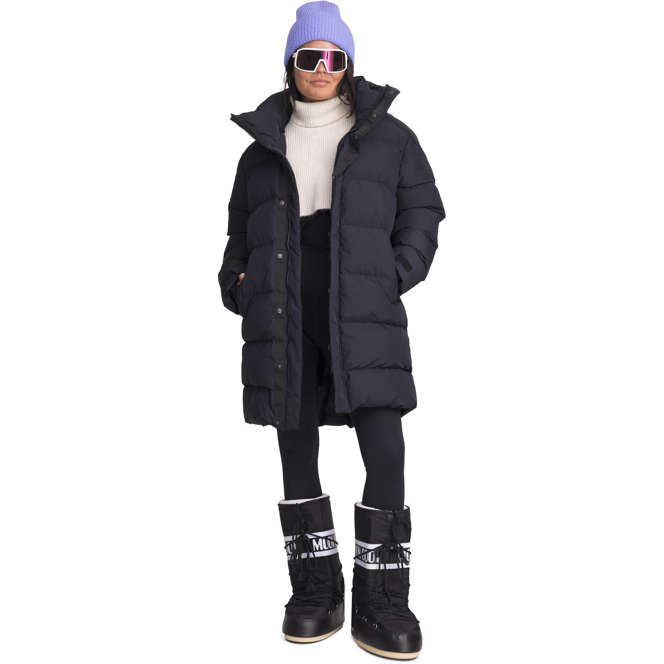 DORADO PARKA BLACK Everest Pikowana parka