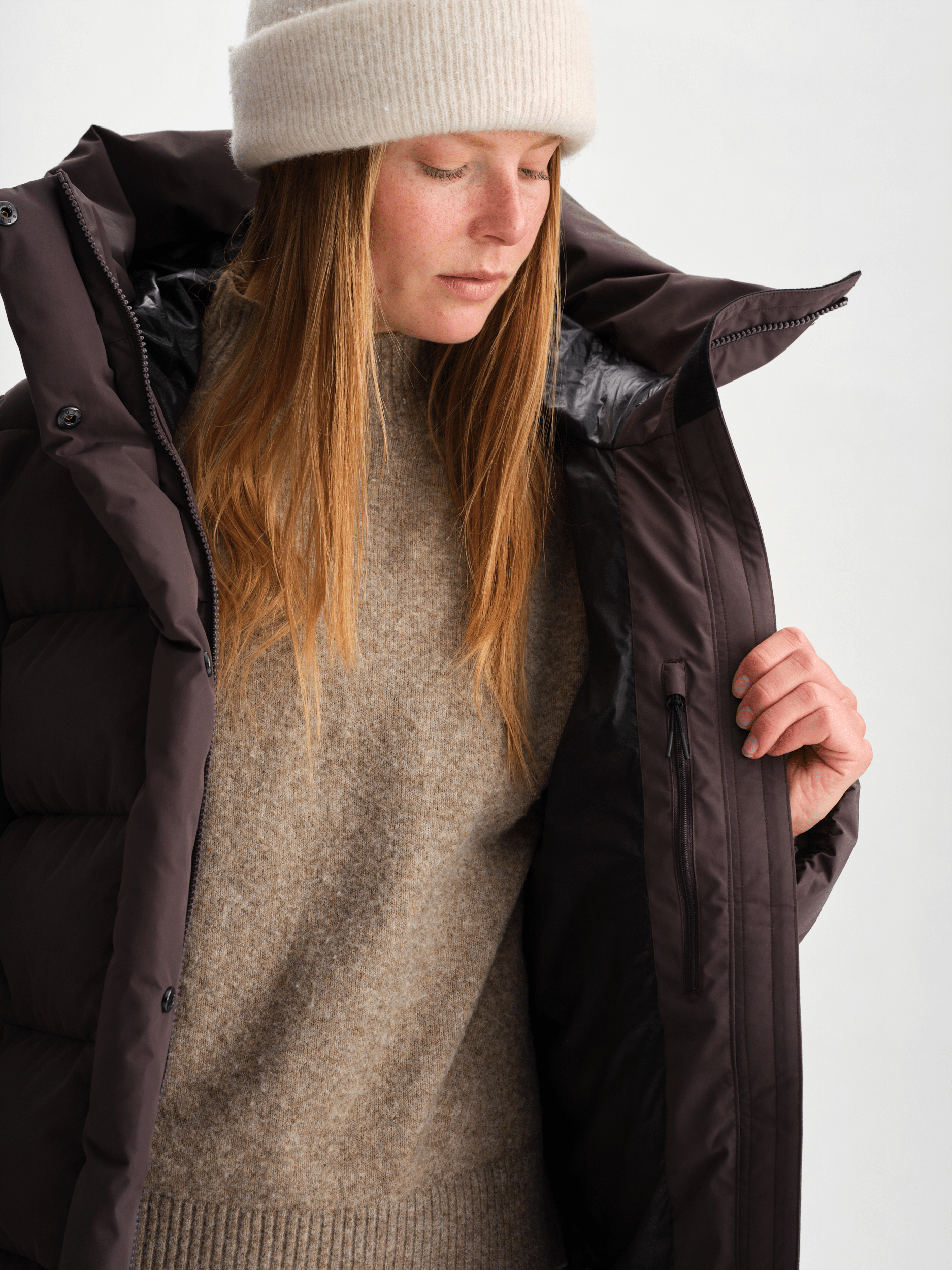 ROSELETTE KURTKA PLUM SLATE Everest Kurtka ocieplana