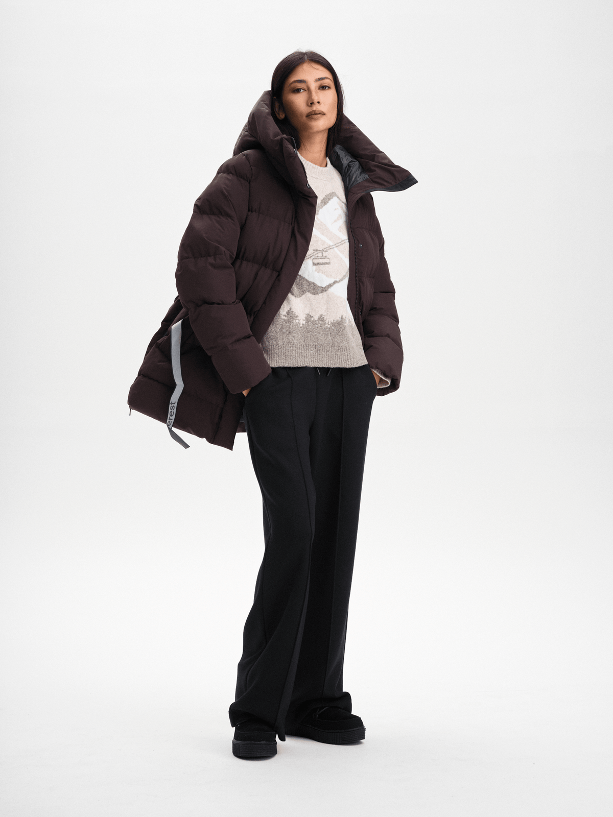 ROSELETTE JACKET DARK BROWN Everest Jacket