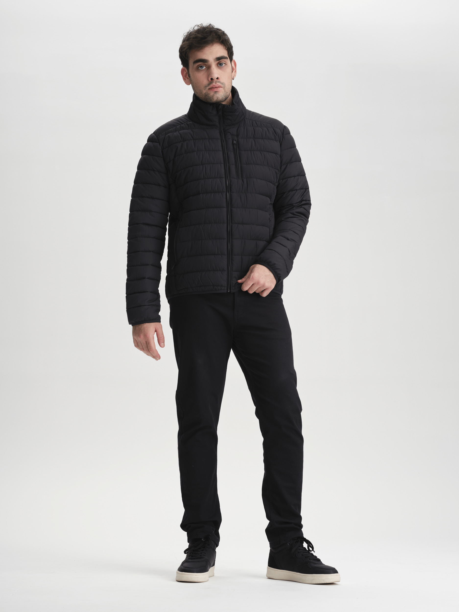 STONE LINER JACKE SCHWARZ Everest Futterjacke