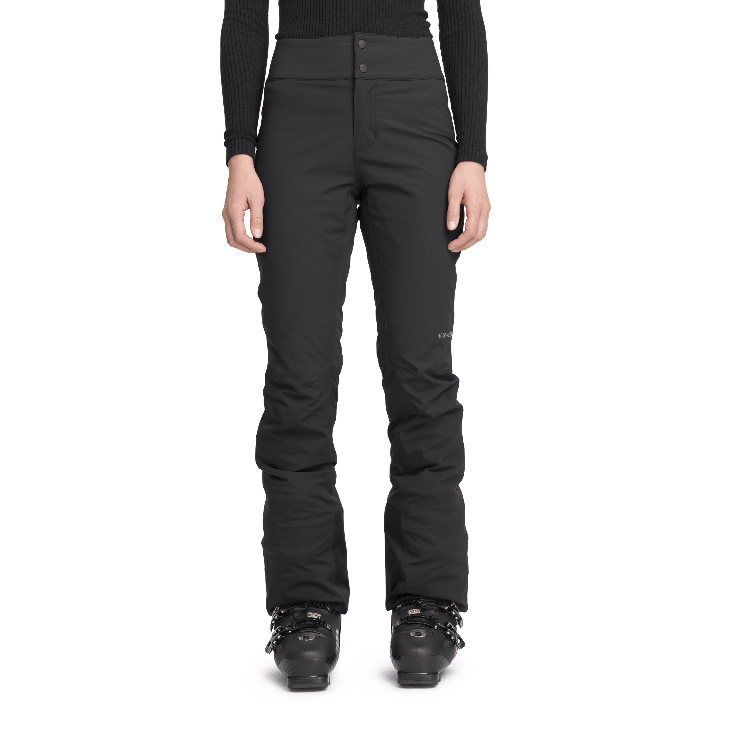 SOFTSHELL SPODNIE CZARNE DAMSKIE Everest Spodnie narciarskie i snowboardowe