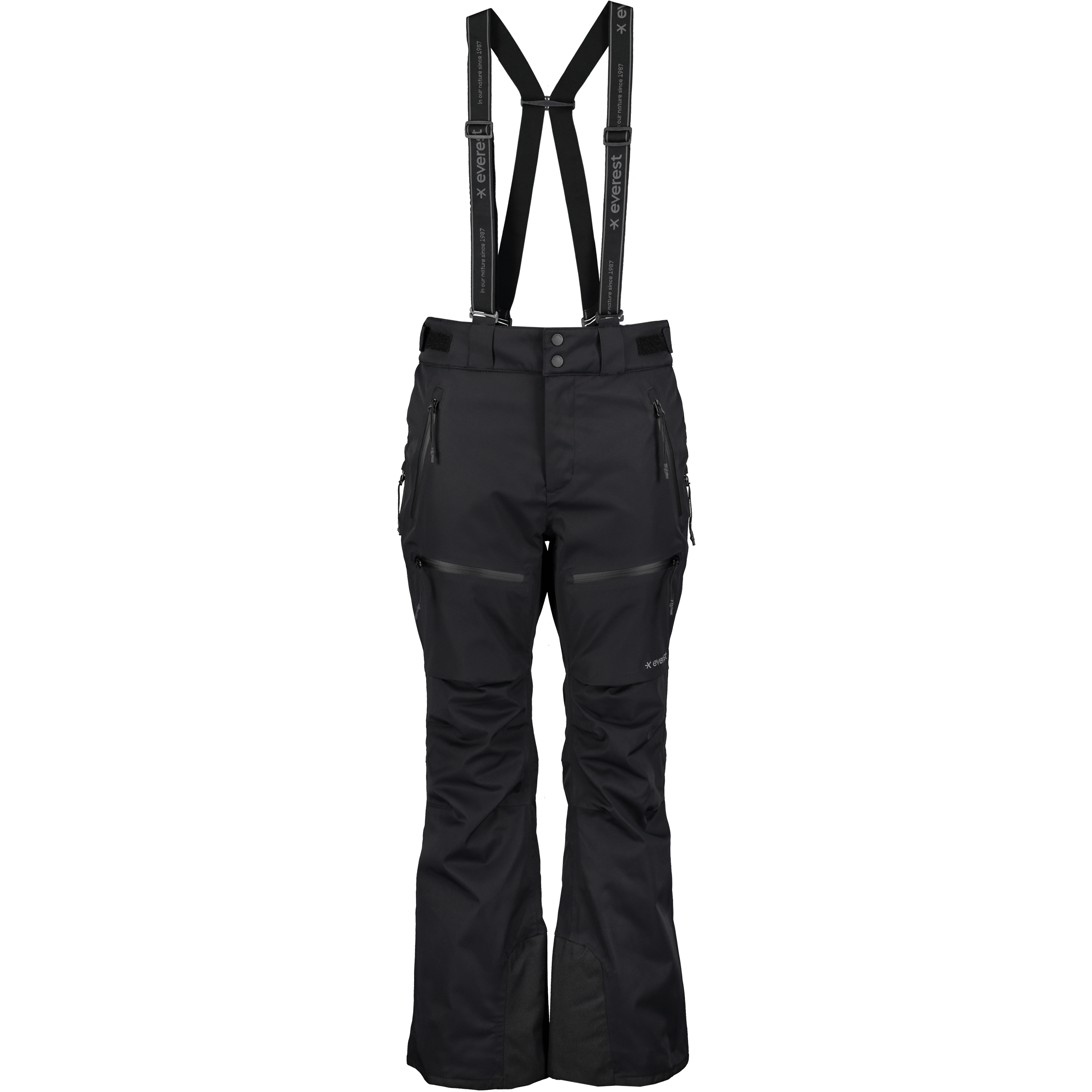 ALPINE PANT SHORT BLACK WOMEN Everest Ski & Snowboard Pants