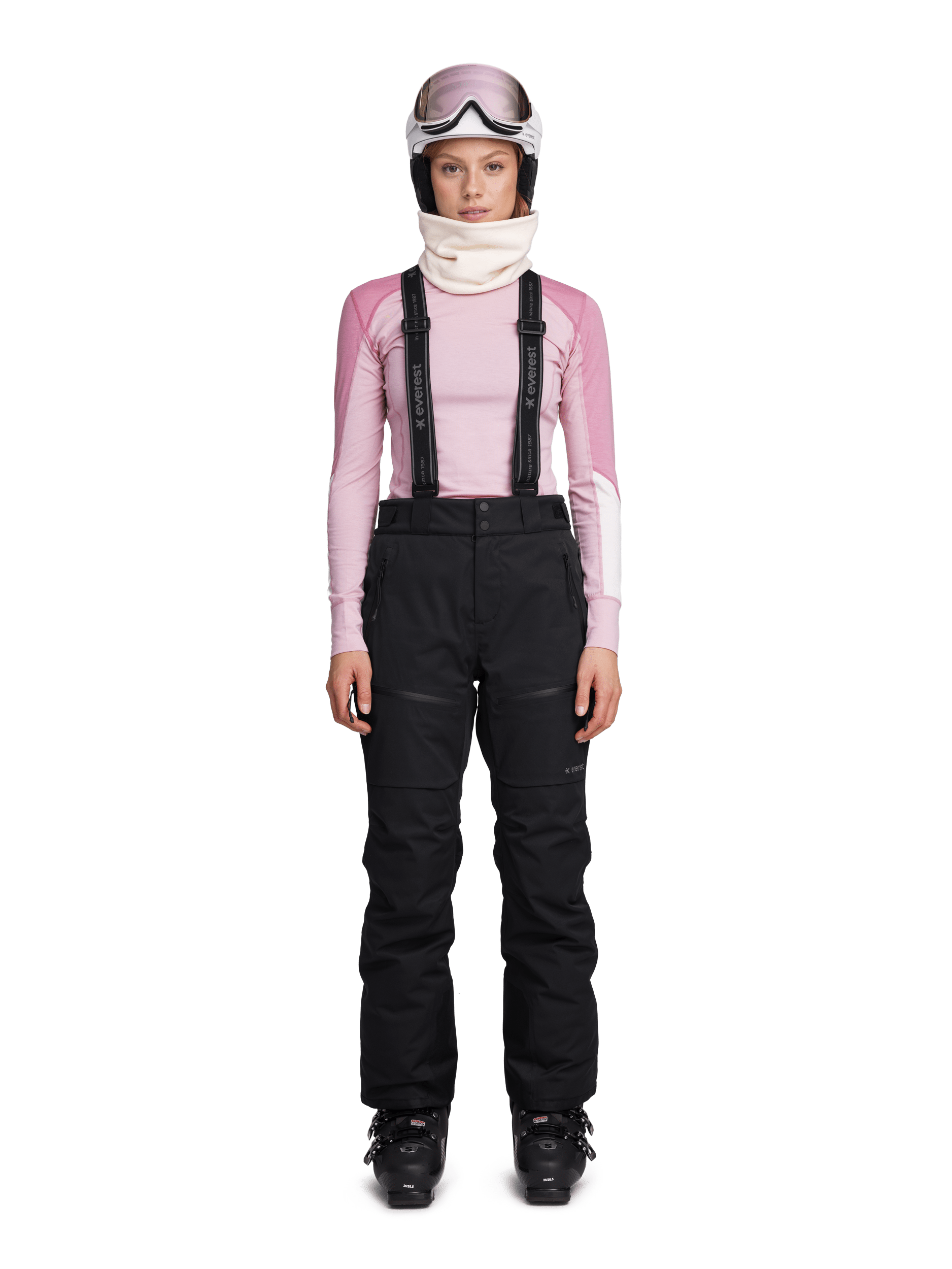 ALPINE PANT SHORT BLACK WOMEN Everest Ski & Snowboard Pants
