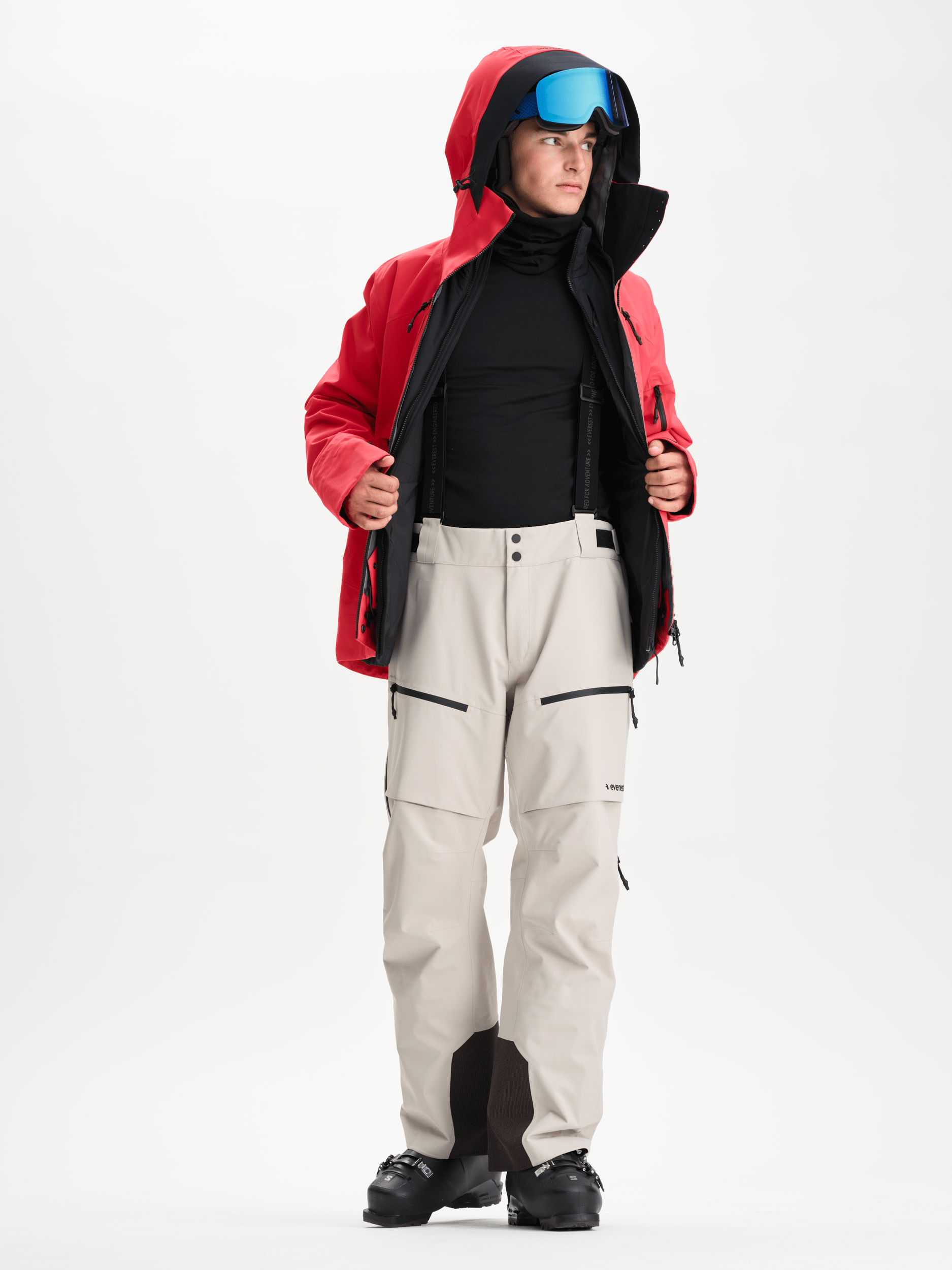 ICON 3L HOSE SILBER BEIGE Everest Ski- & Snowboardhose