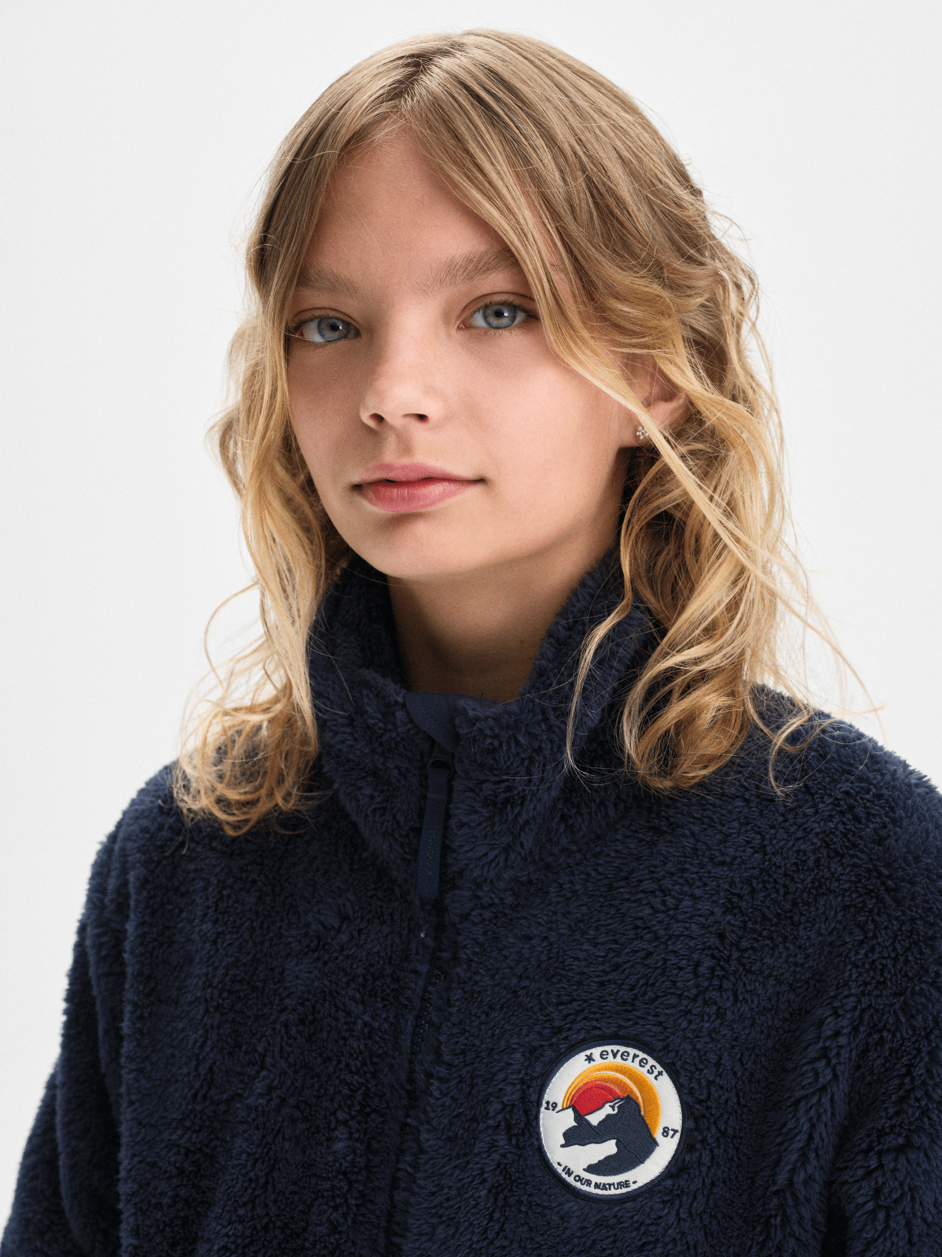 COZY PILE NAVY JUNIOR Everest Second Layer