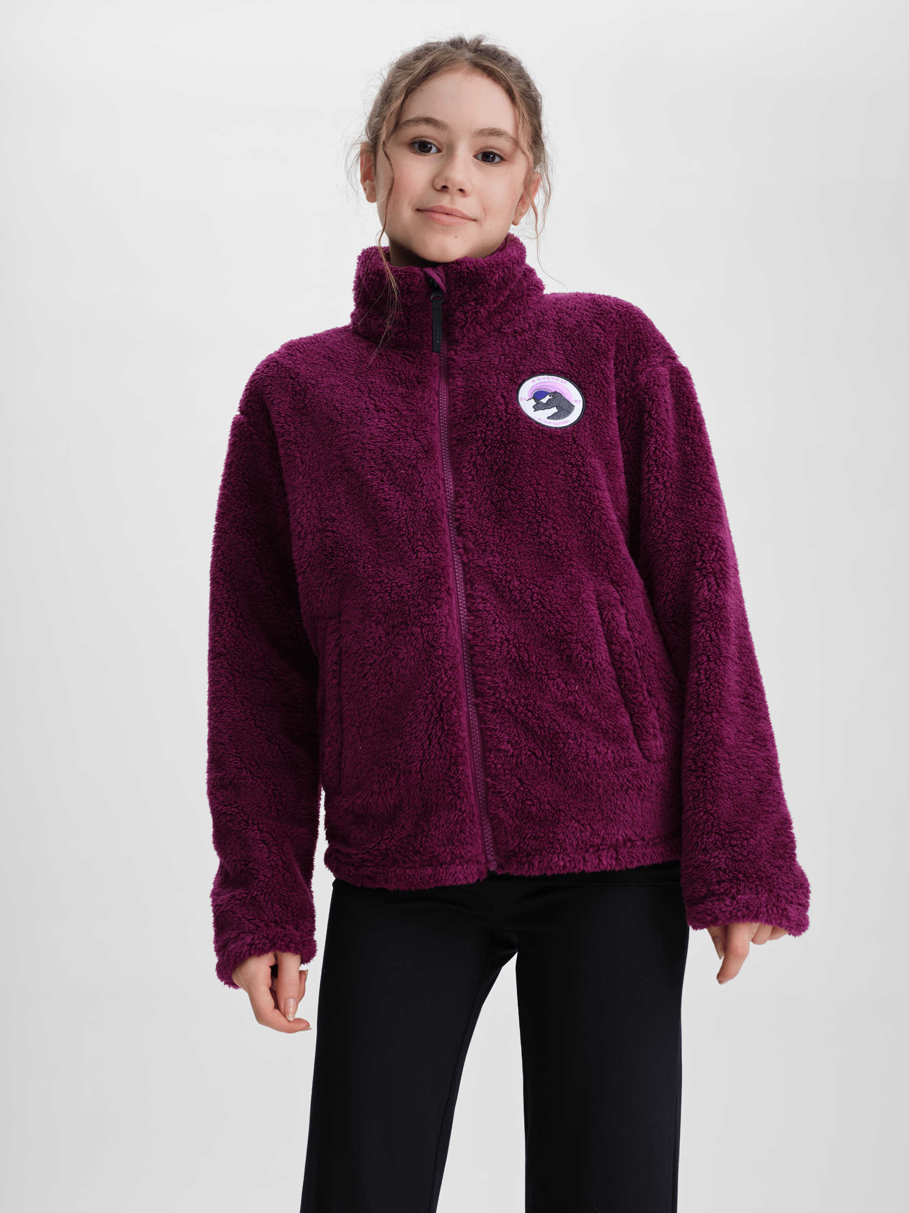 COZY PILE DEEP MAGENTA JUNIOR Everest Warstwa Środkowa