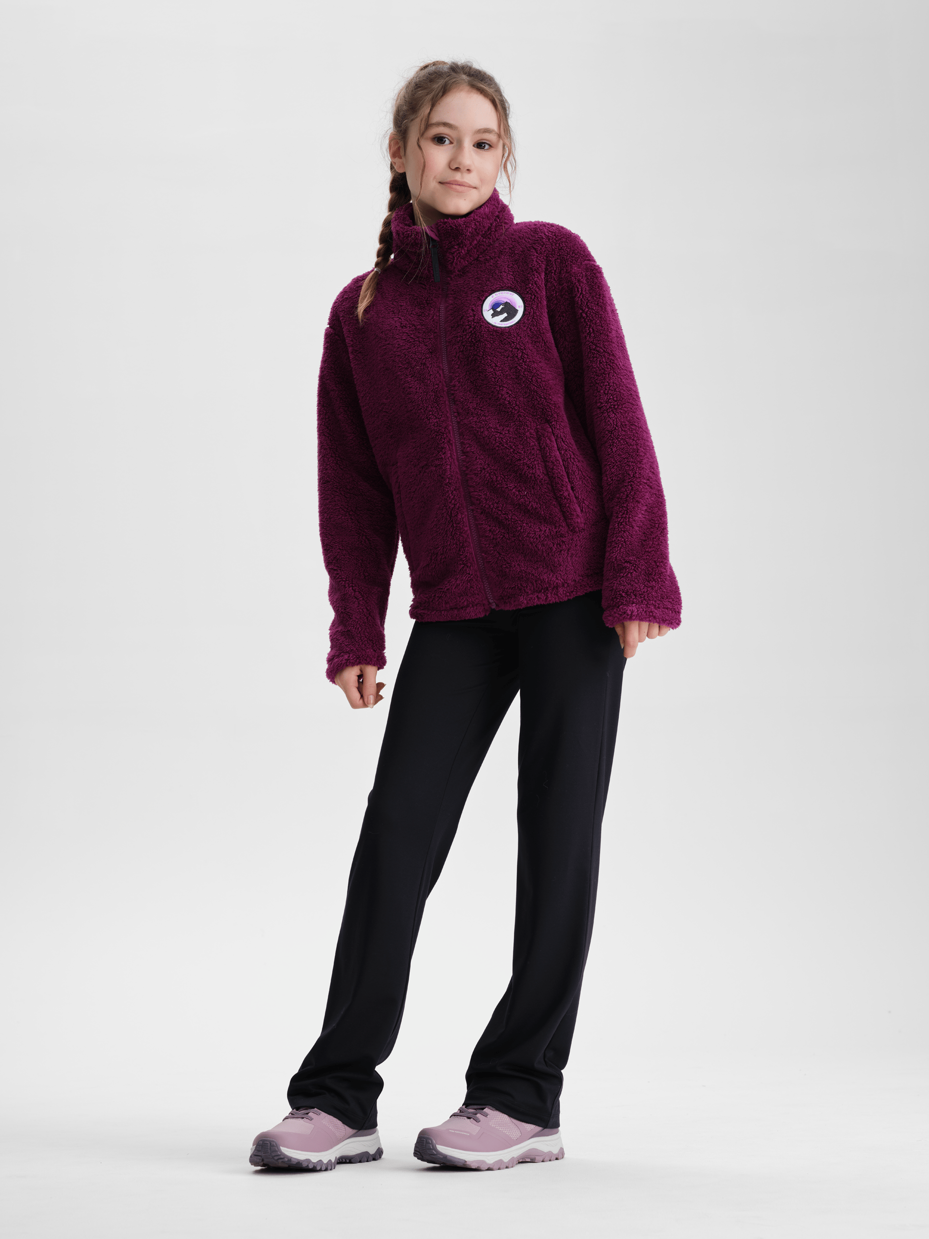 COZY PILE DEEP MAGENTA JUNIOR Everest Warstwa Środkowa