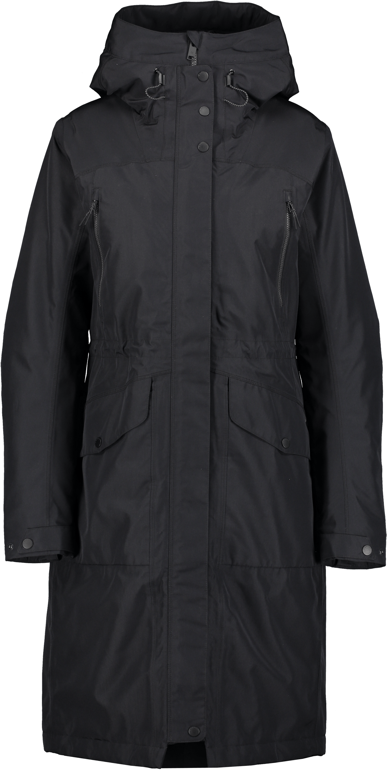LONG PADDDED FUNCTION PARKA BLACK Everest Parka