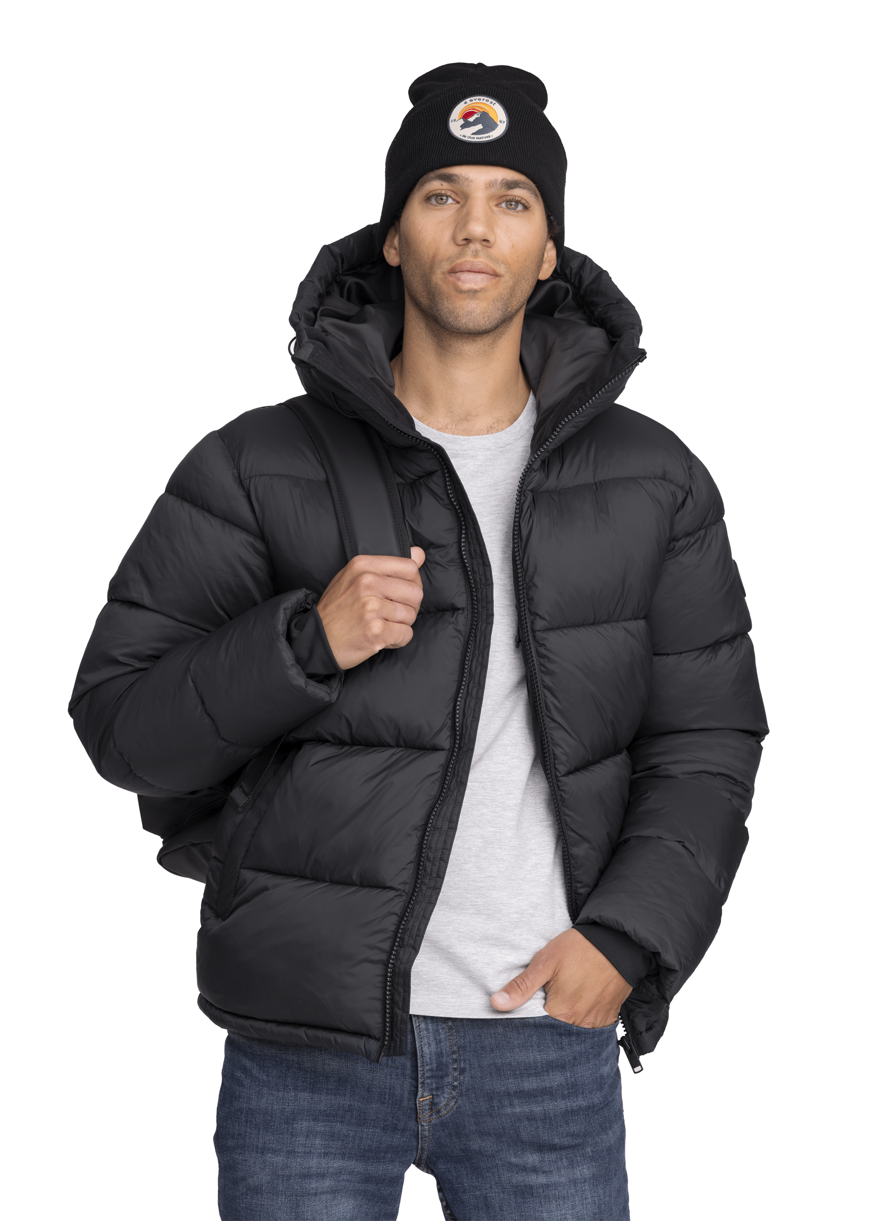 TETON KURTKA CZARNA Everest Kurtka ocieplana