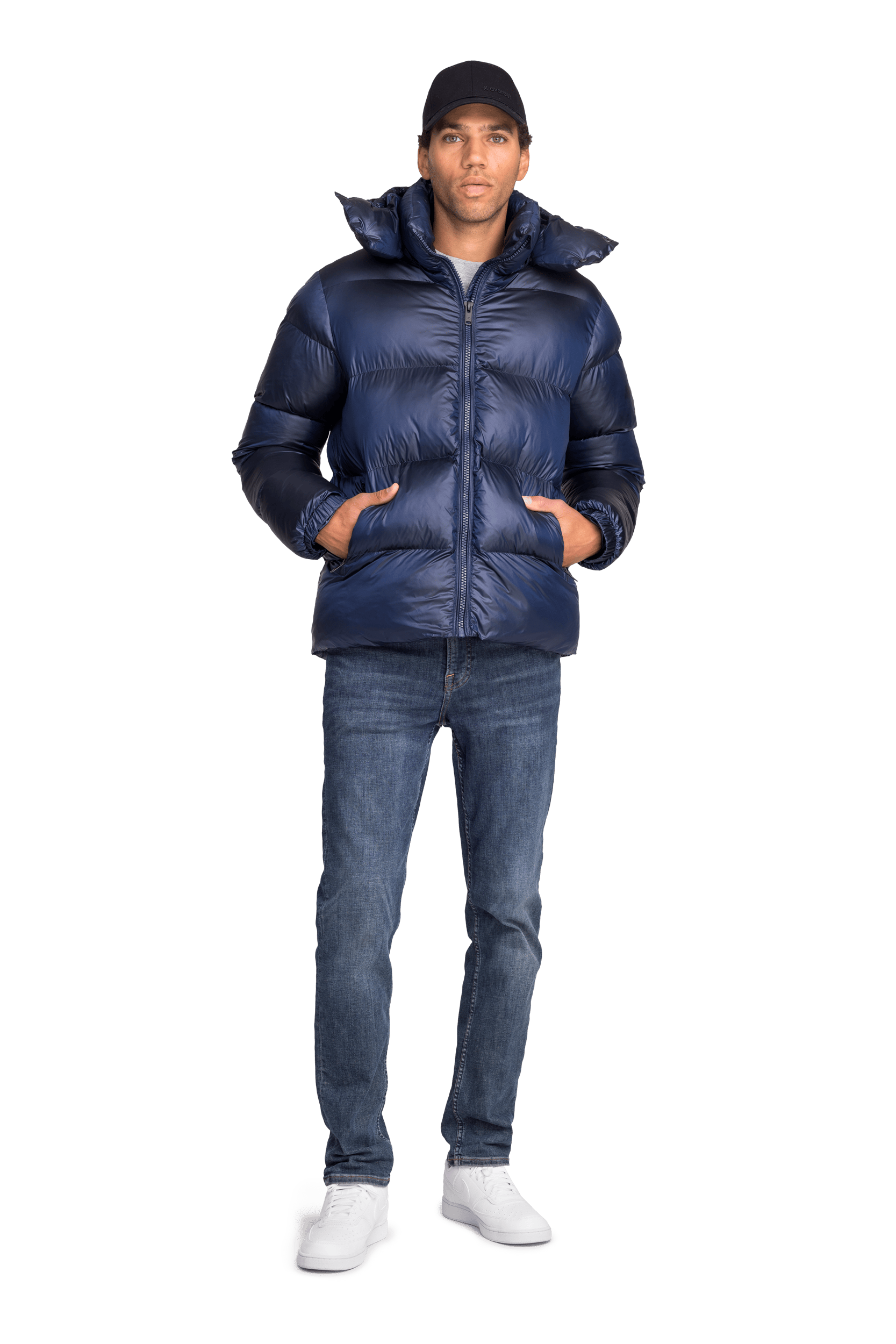 PRIEL JACKET NAVY MEN Everest Padded Jacket