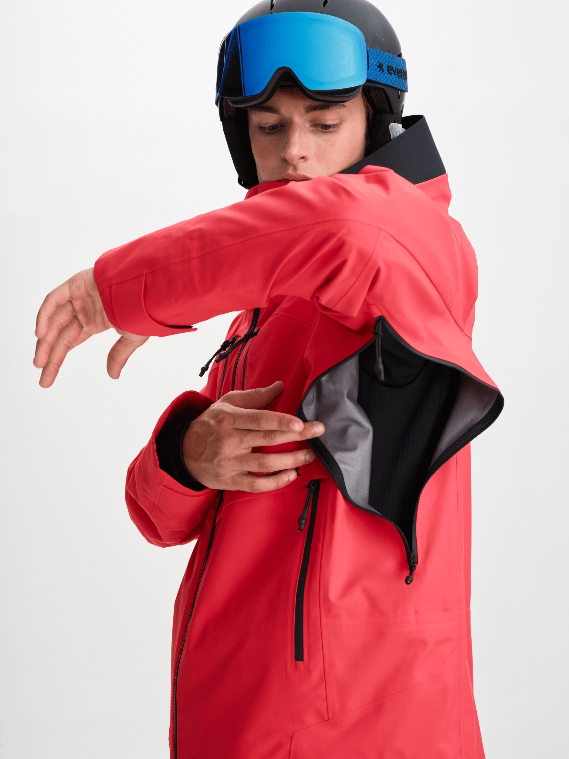ICON 3-LAGEN-JACKE HIGH RISK RED Everest Ski- & Snowboardjacke