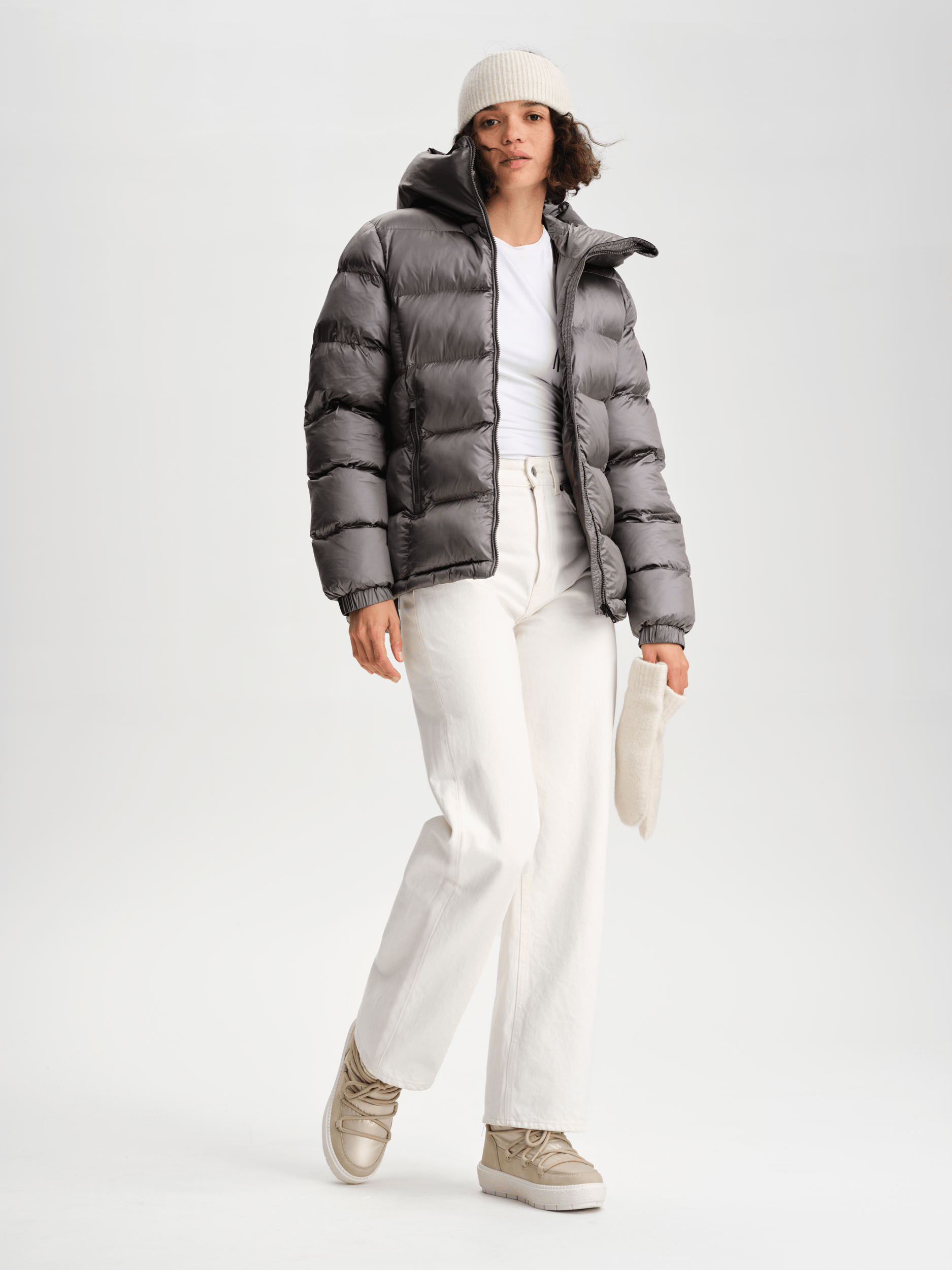 MINYA KURTKA KAMIEŃ SZARY Everest Kurtka