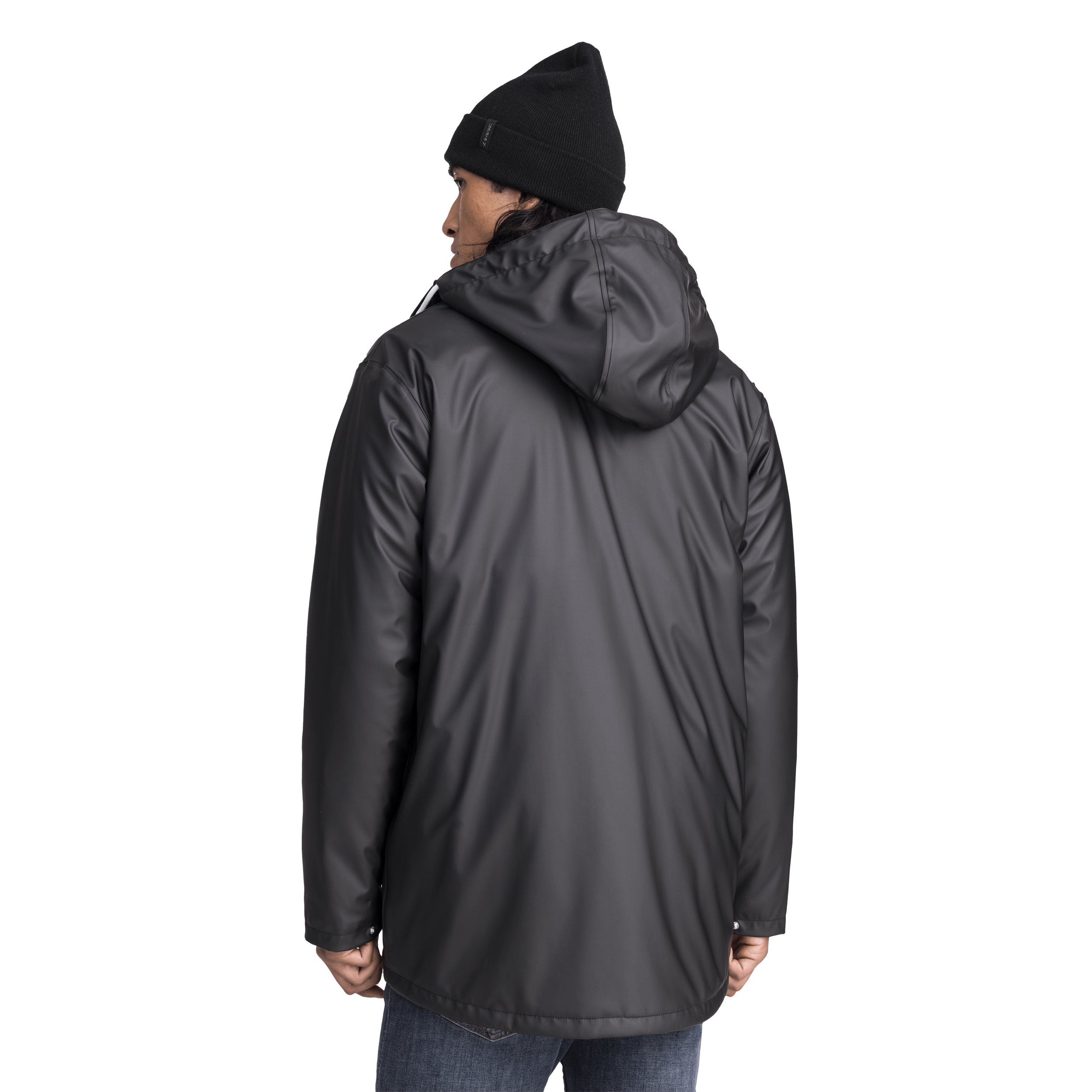 RAIN WARM COAT BLACK Everest All Weather Coat
