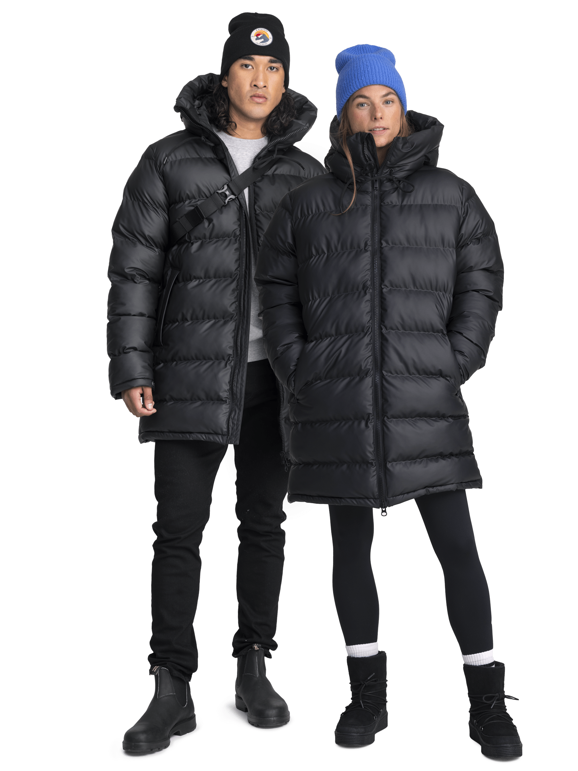 GORYU PARKA CZARNY UNISEX Everest Pikowana parka