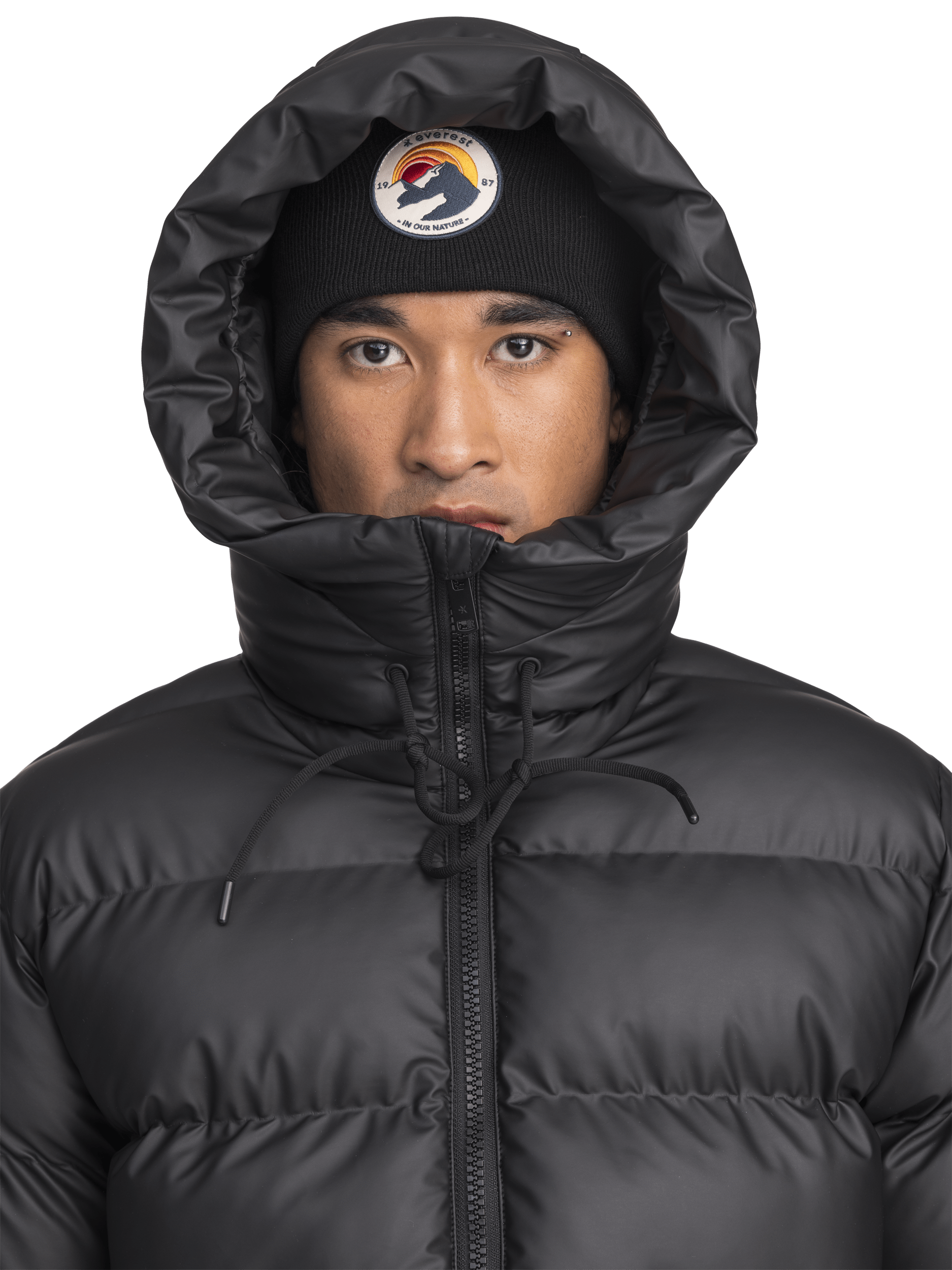 GORYU PARKA CZARNY UNISEX Everest Pikowana parka