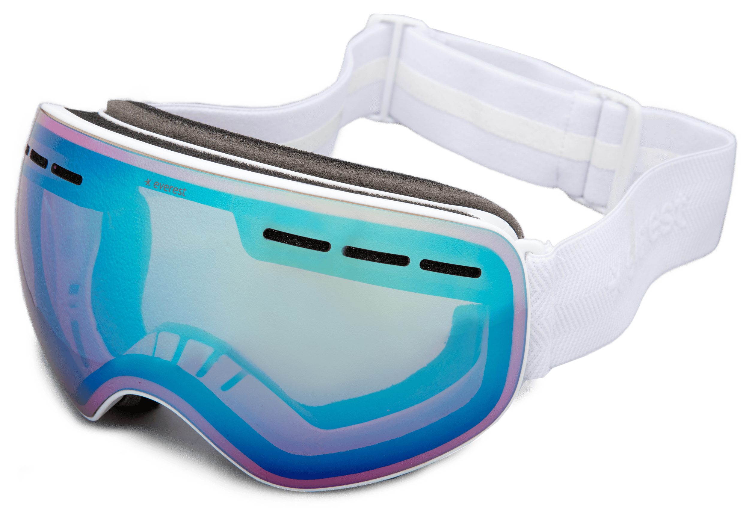 GOGLE SPHERE BIAŁE/NIEBIESKIE Everest Gogle