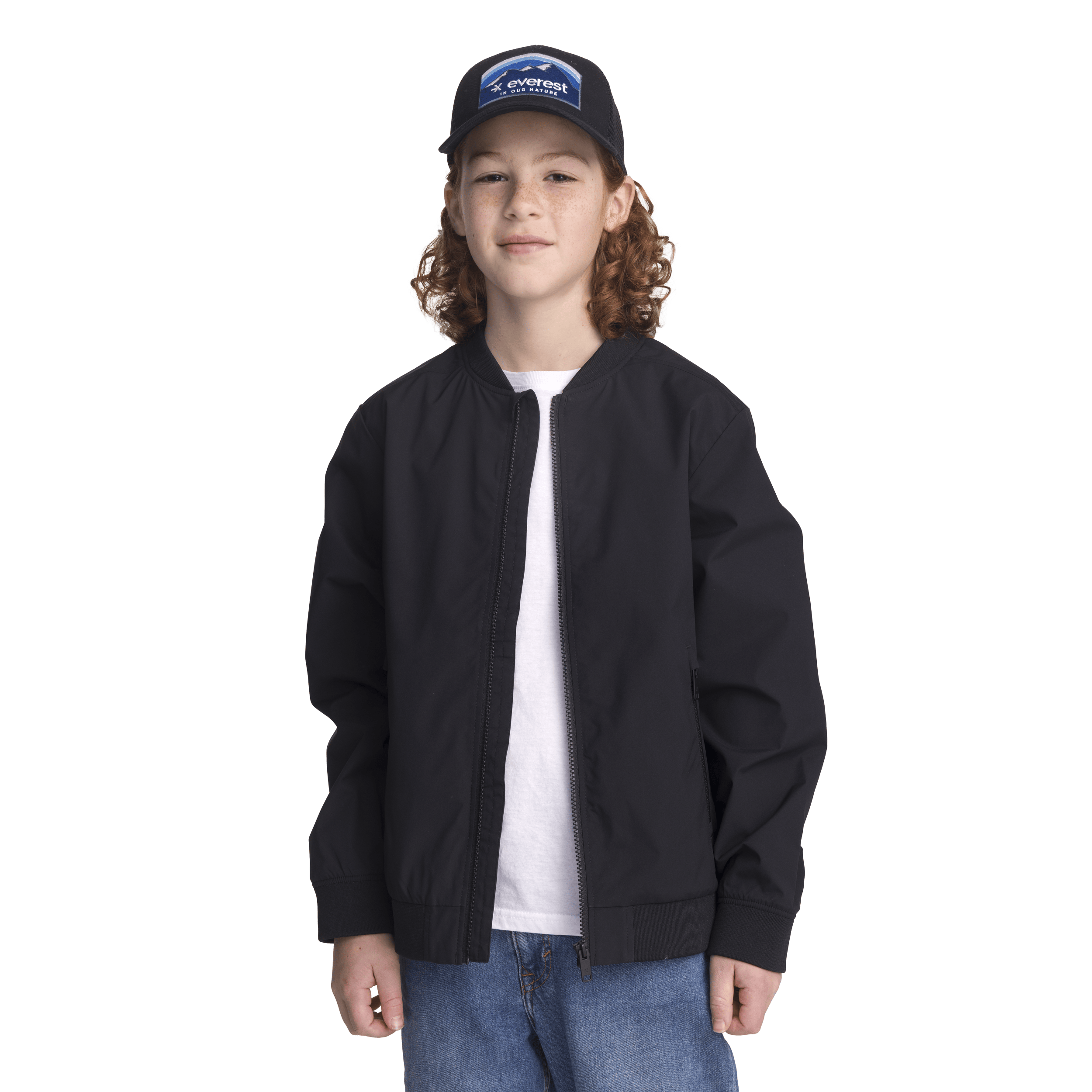 NEBO BOMBER-JACKE SCHWARZ - JUNIOR Everest Allwetterjacke
