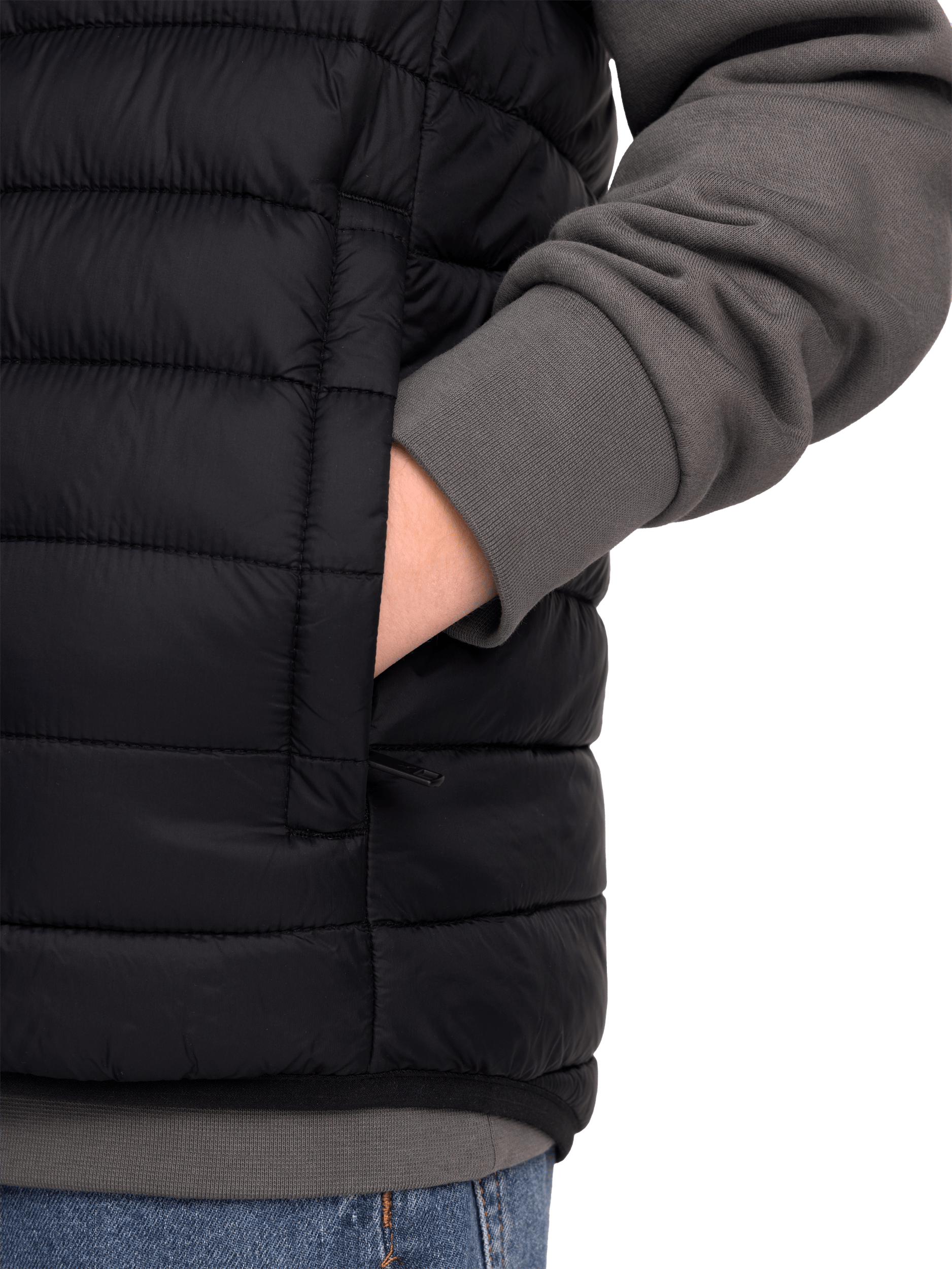 OMU LINER VEST BLACK JUNIOR Everest Padded Vest