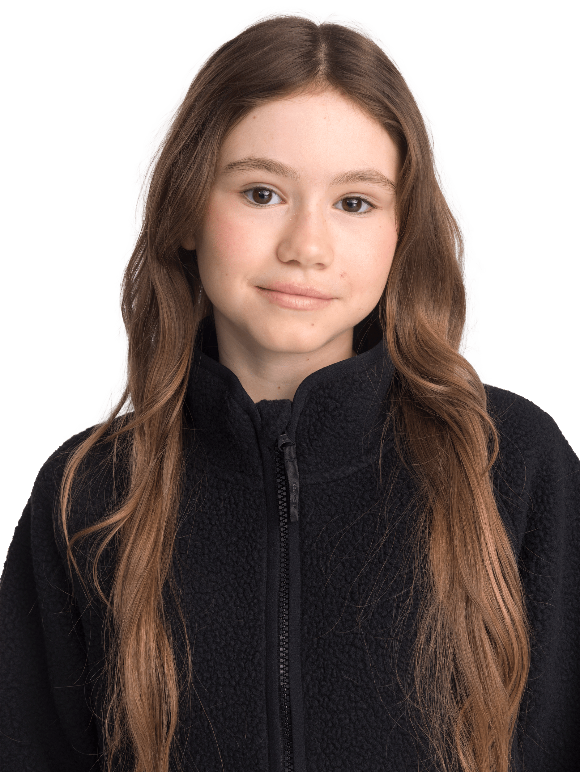 PILE LONG SHIRT BLACK JUNIOR Everest Pile Fleece