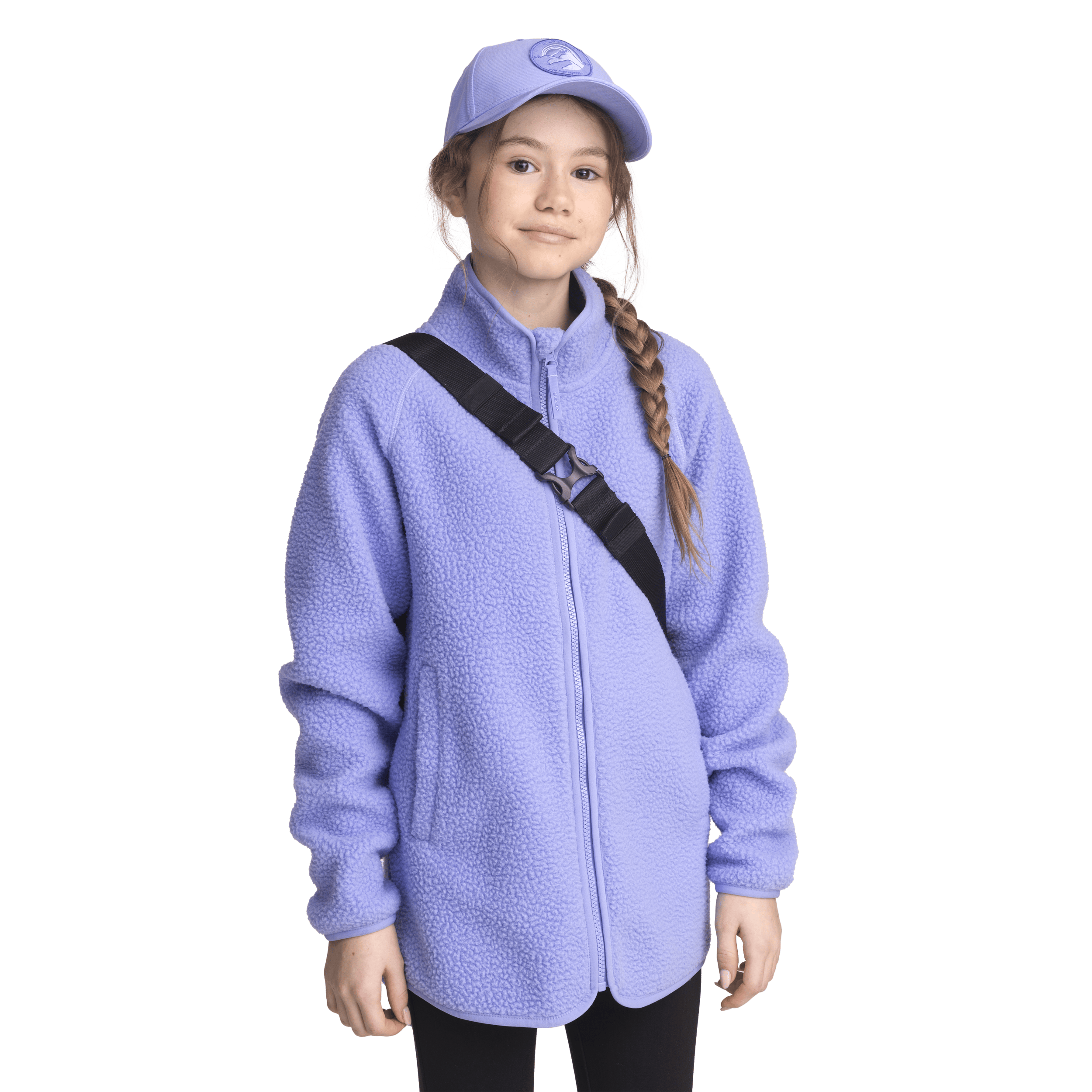 KOSZULA Z POLARU DŁUGA LIGHT LAVENDEL JUNIOR Everest Polar z mikropolaru