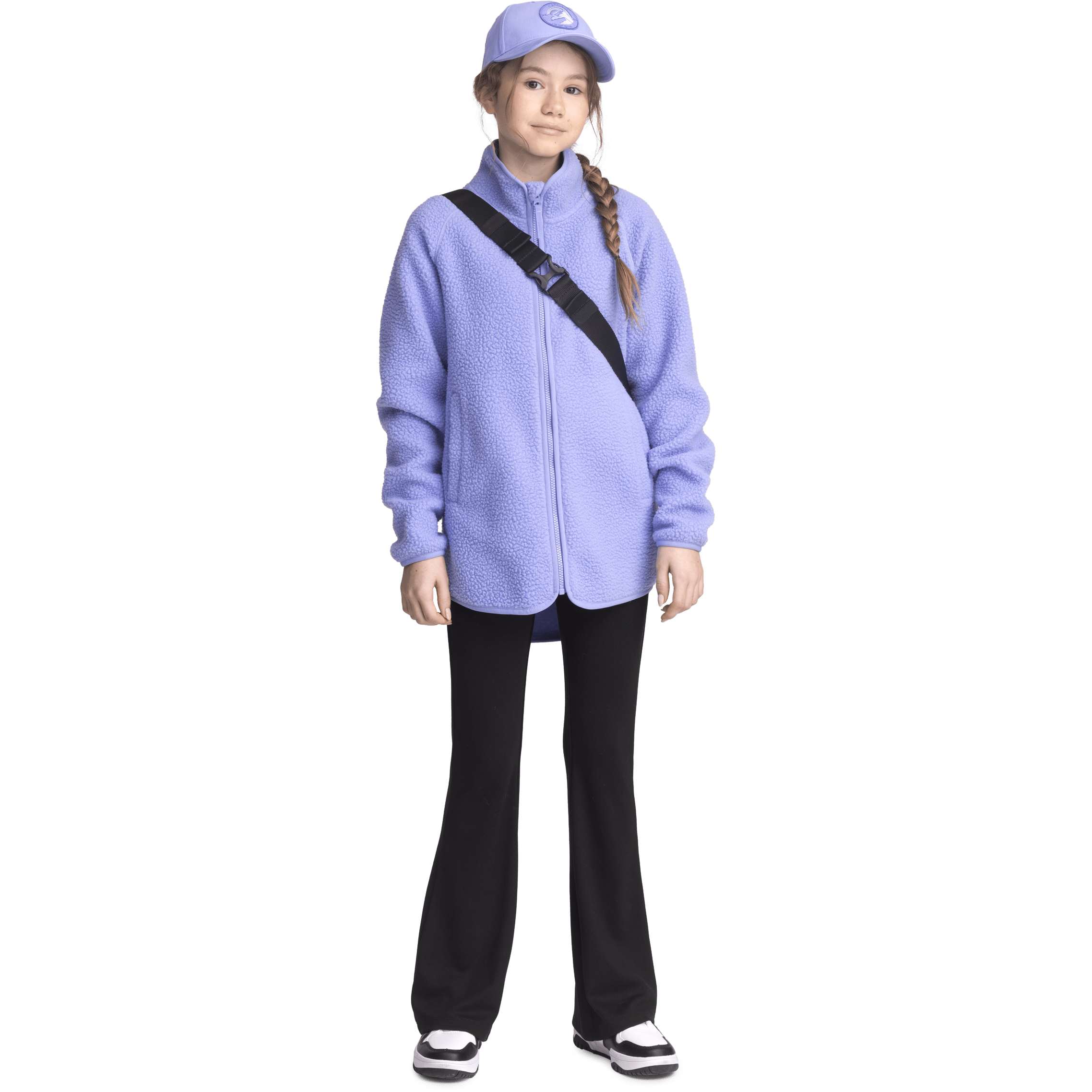 PILE LONG SHIRT LIGHT LAVENDEL JUNIOR Everest Pile Fleece