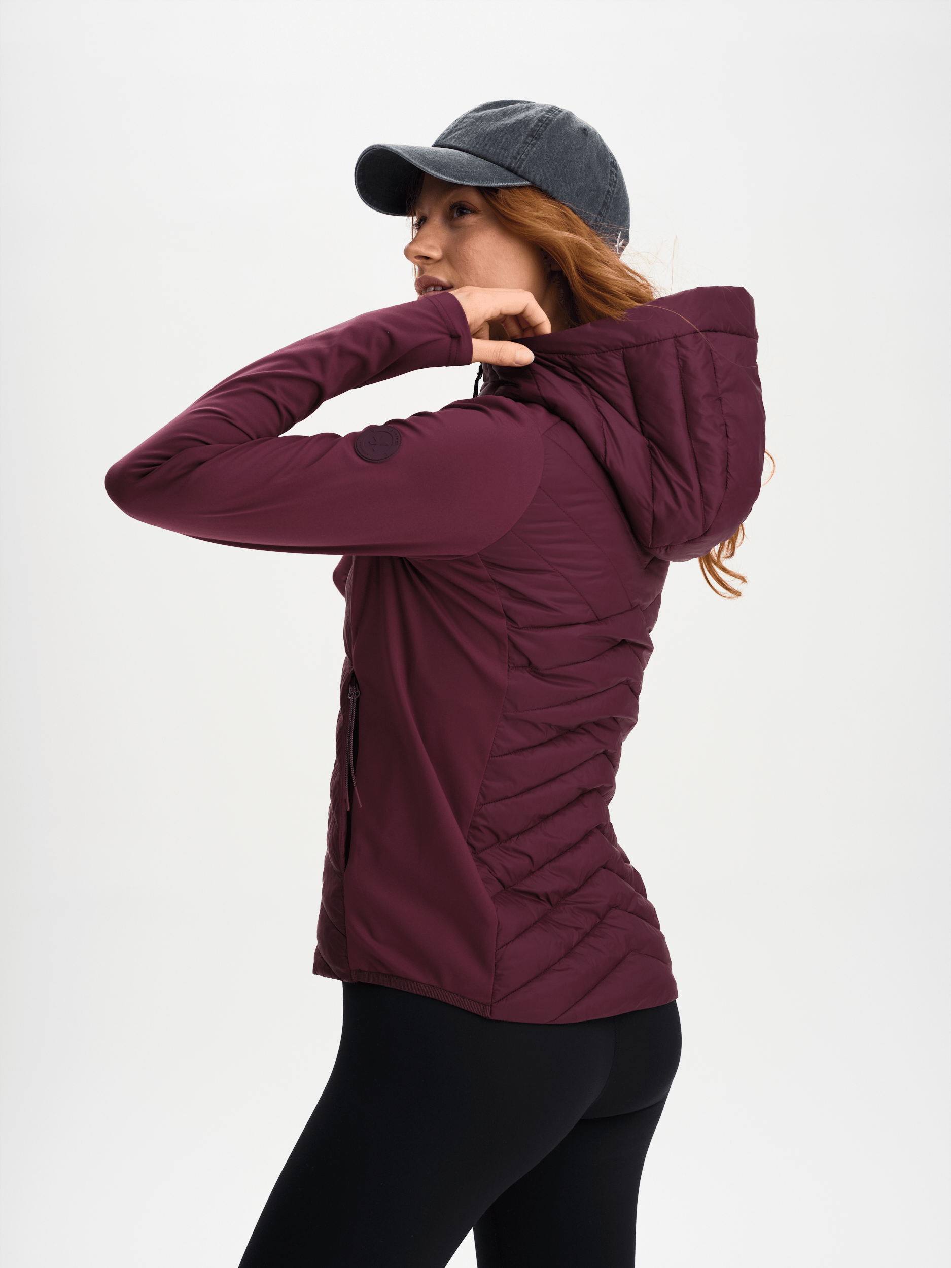KITA HYBRID-JACKE MAUVE WINE Everest Jacke