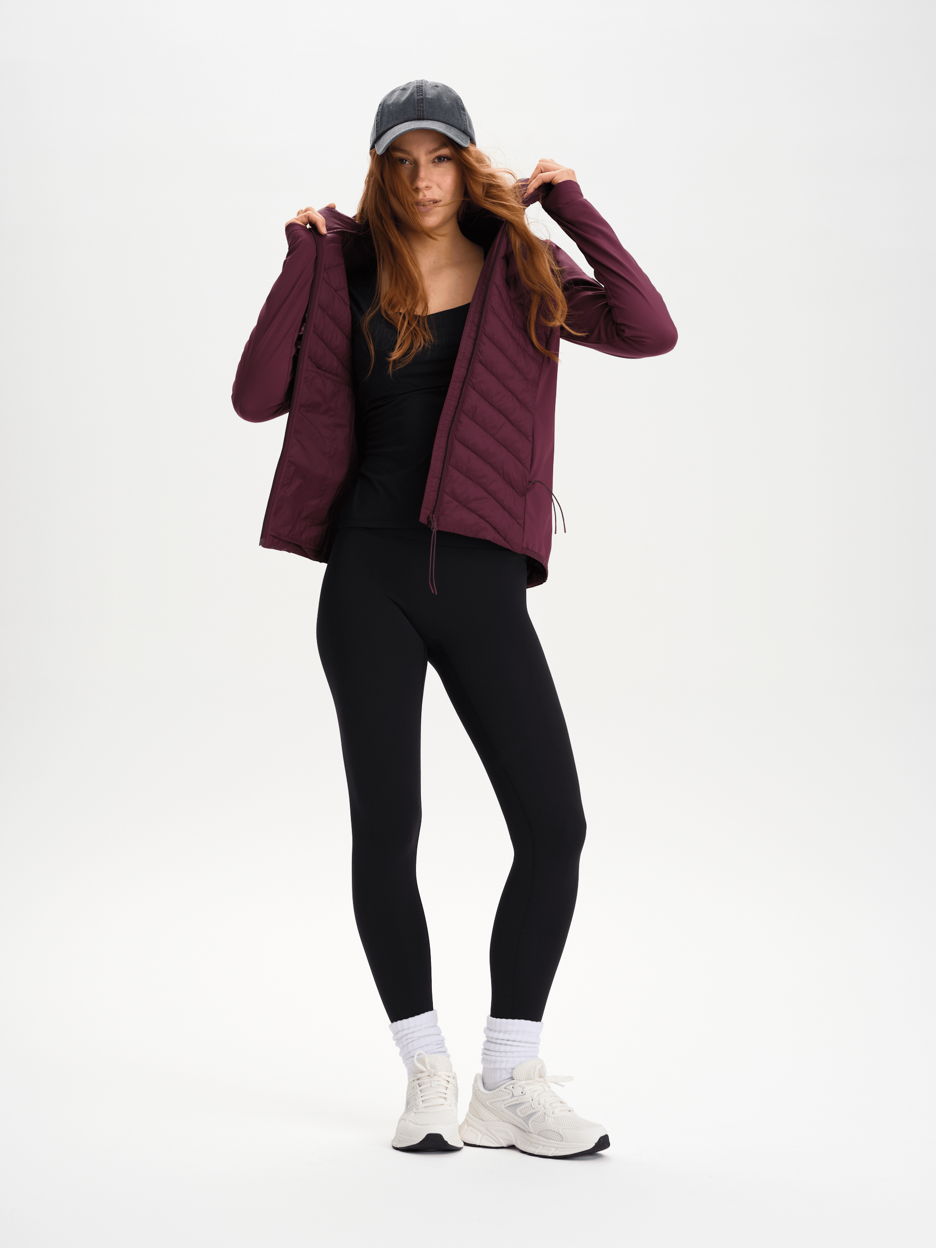 KITA HYBRID-JACKE MAUVE WINE Everest Jacke