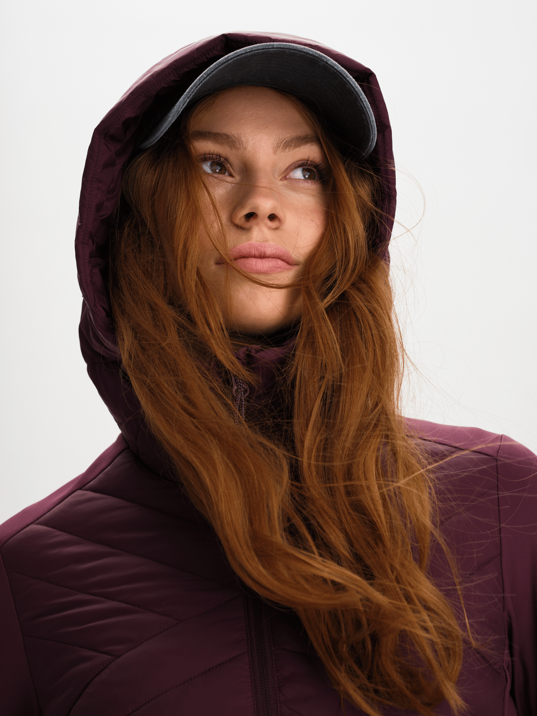 KITA HYBRID-JACKE MAUVE WINE Everest Jacke