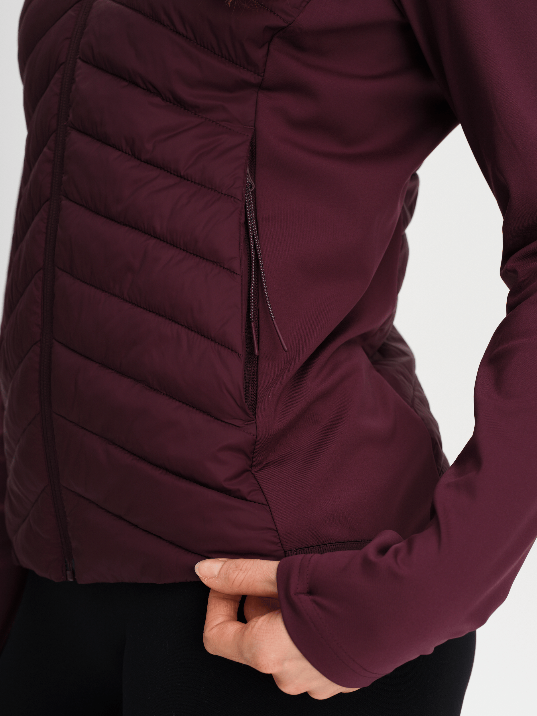 KITA HYBRID-JACKE MAUVE WINE Everest Jacke