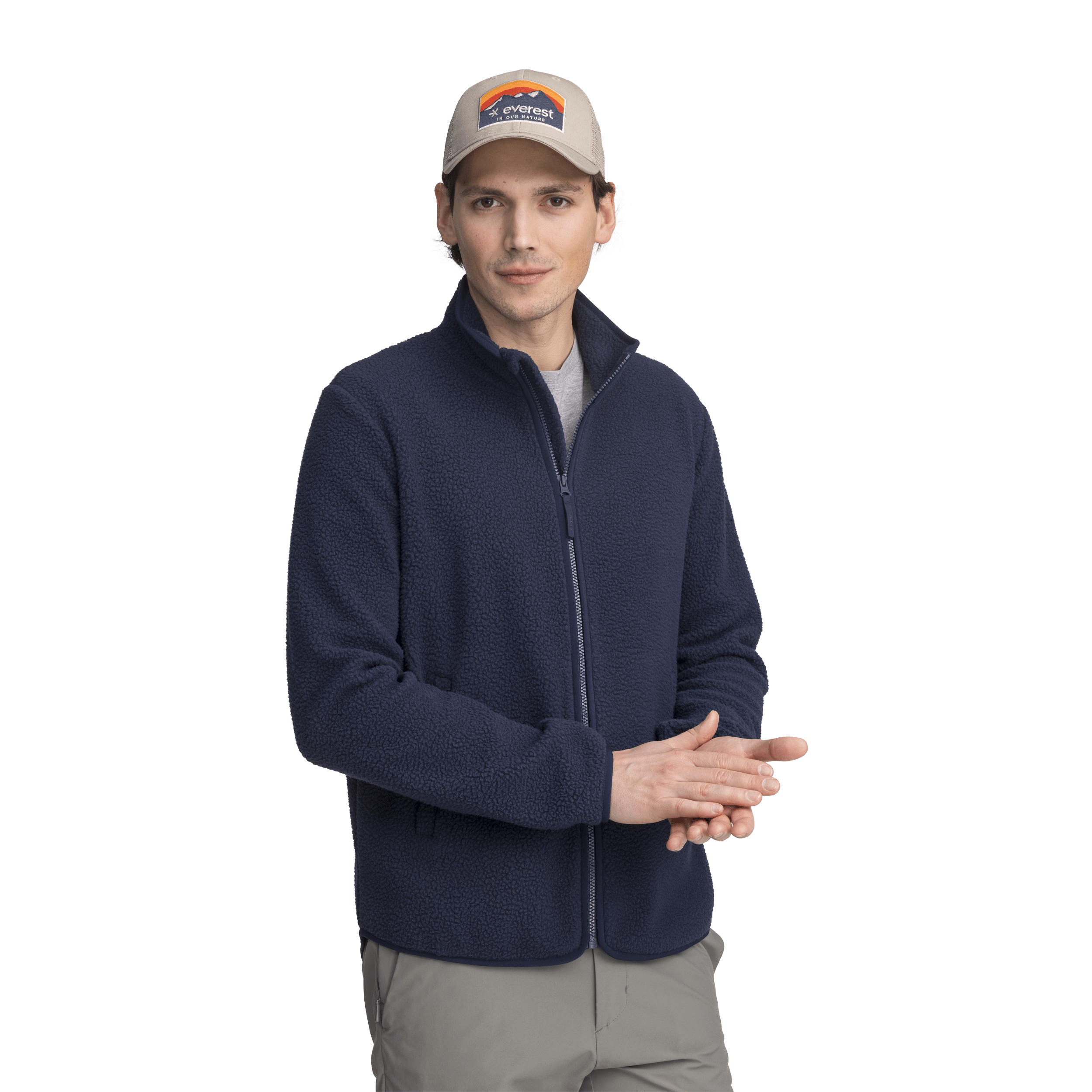 KOSZULA Z ZAMKIEM PILE DEEP NAVY Everest Polar Pile