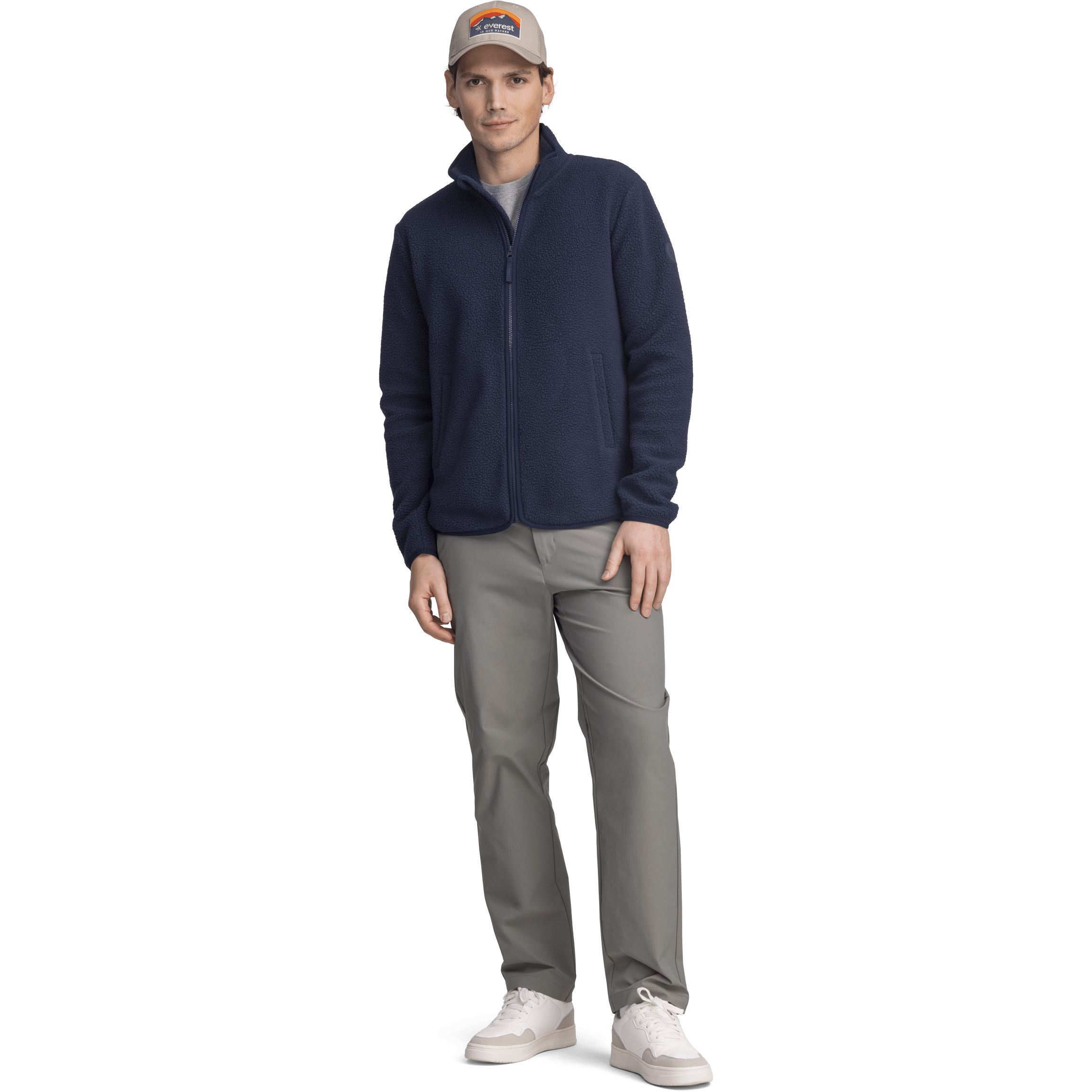 KOSZULA Z ZAMKIEM PILE DEEP NAVY Everest Polar Pile