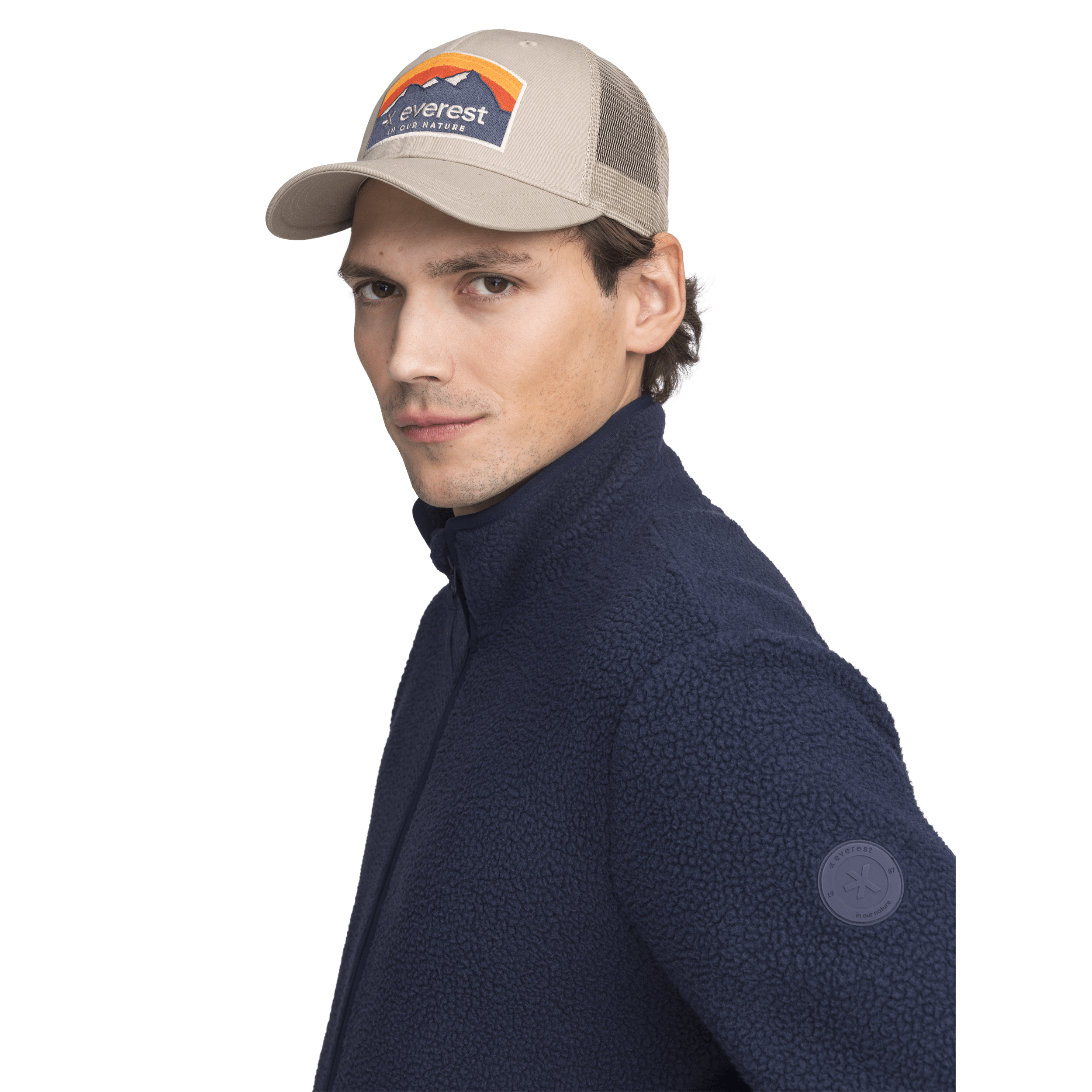 PILE ZIP SHIRT DEEP NAVY Everest Pile Fleece