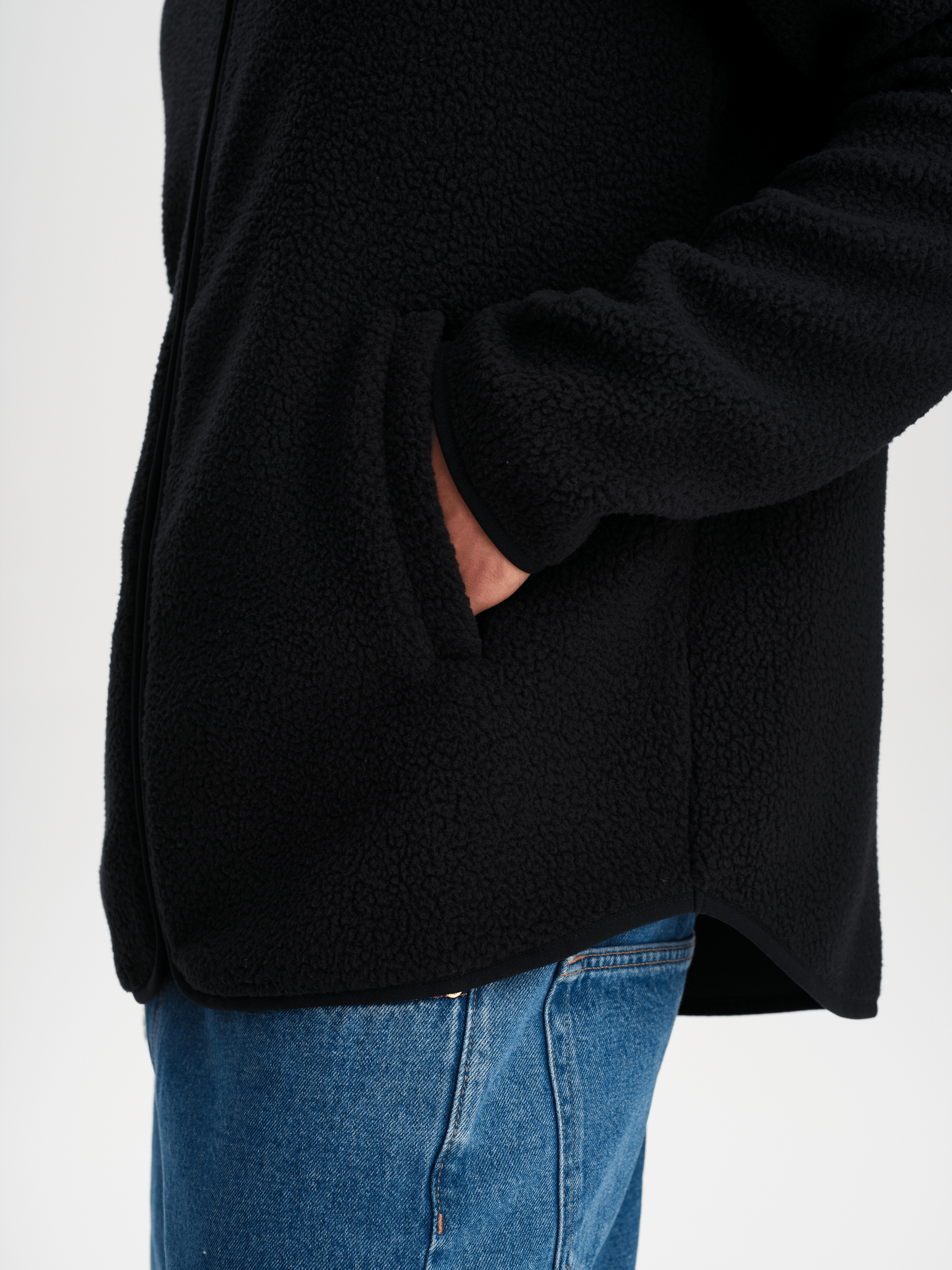 KOSZULA Z ZAMKIEM PILE CZARNY Everest Pile Fleece