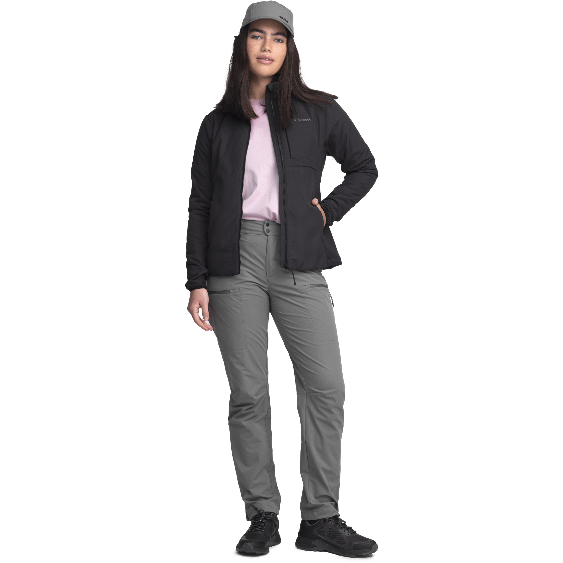 VENTURE HYBRID JACKE SCHWARZ Damen Everest Jacke