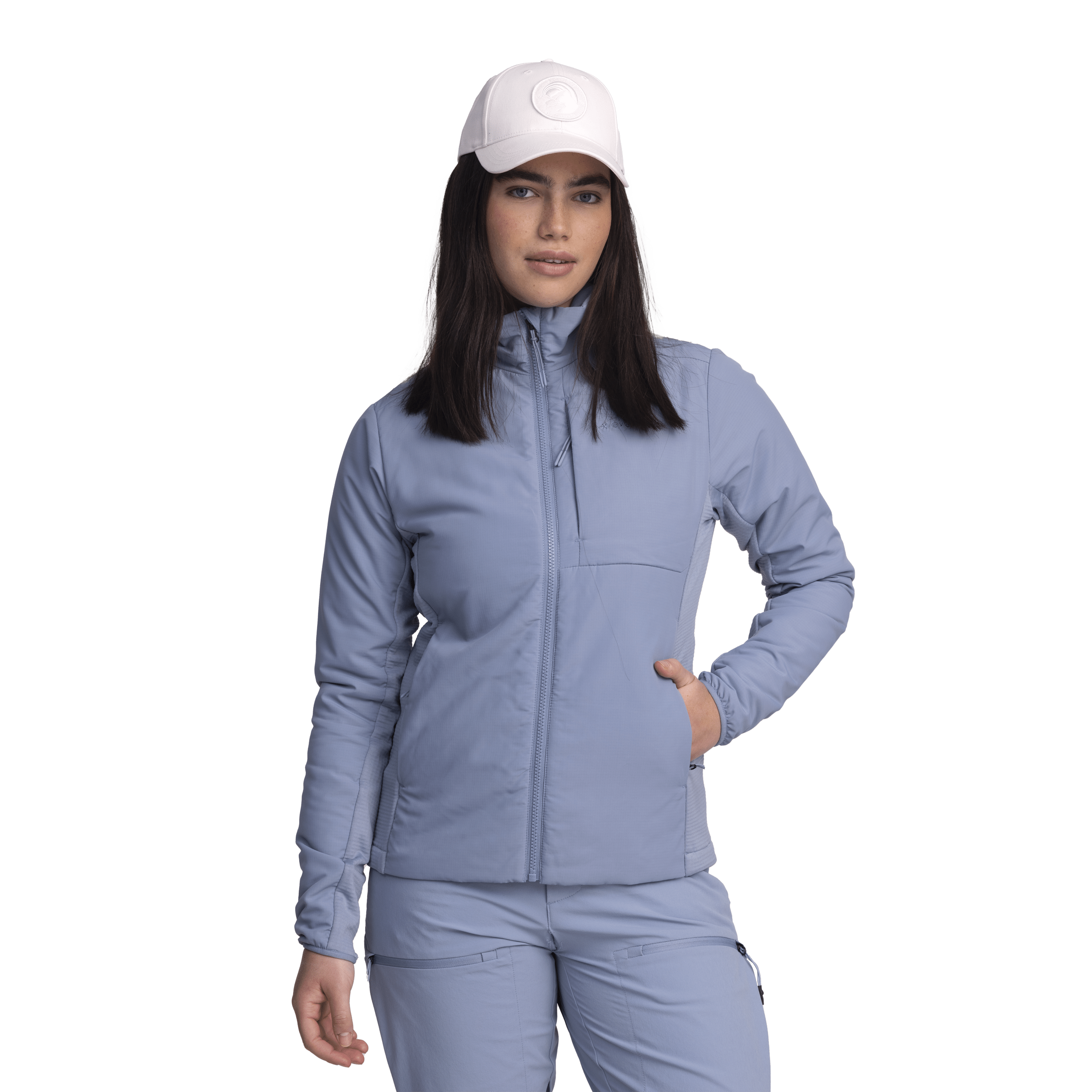 VENTURE HYBRID JACKE BLUE FOG Damen Everest Jacke
