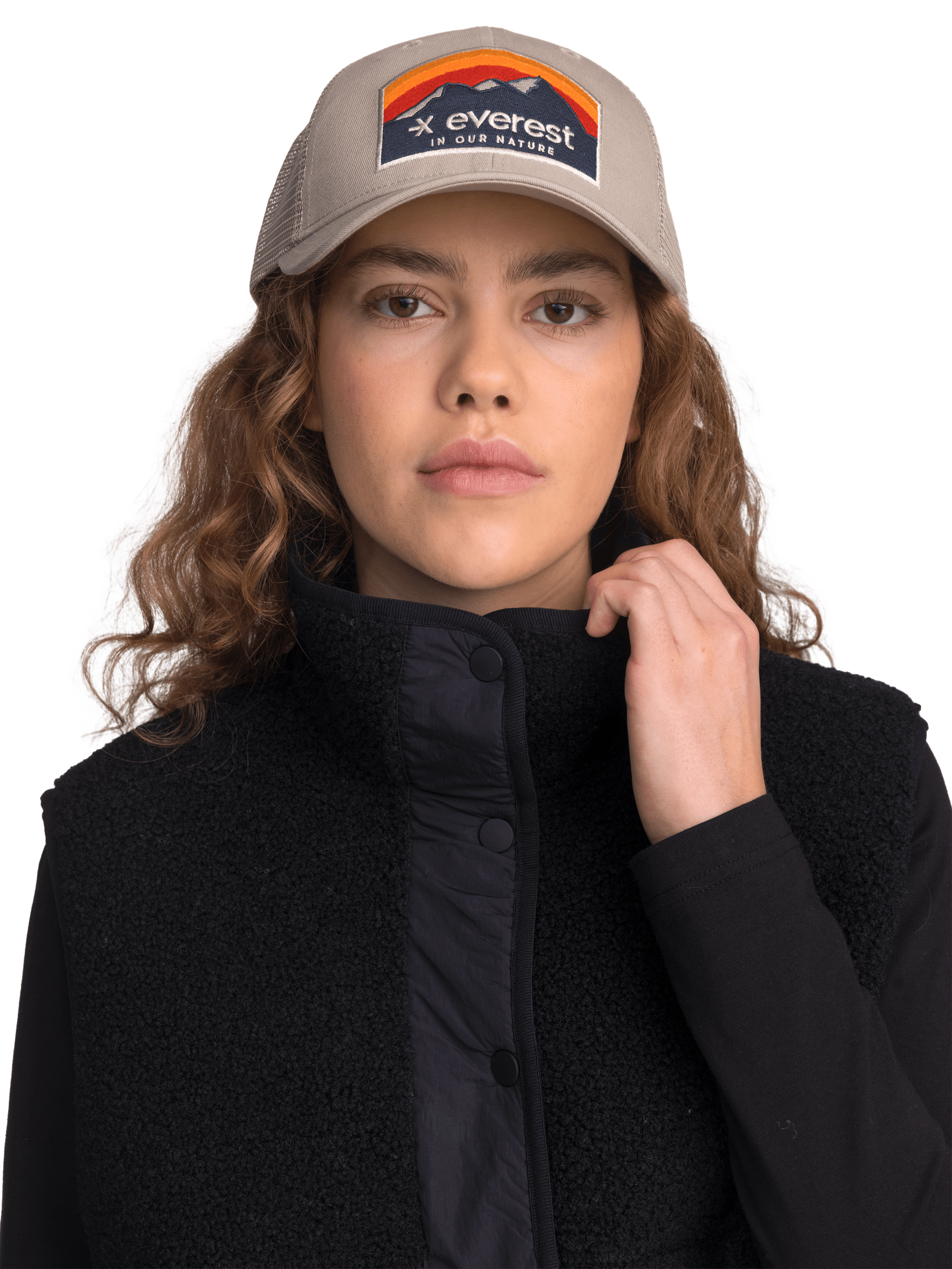 HAYDEN PILE VEST BLACK WOMENS Everest Pile Fleece Vest