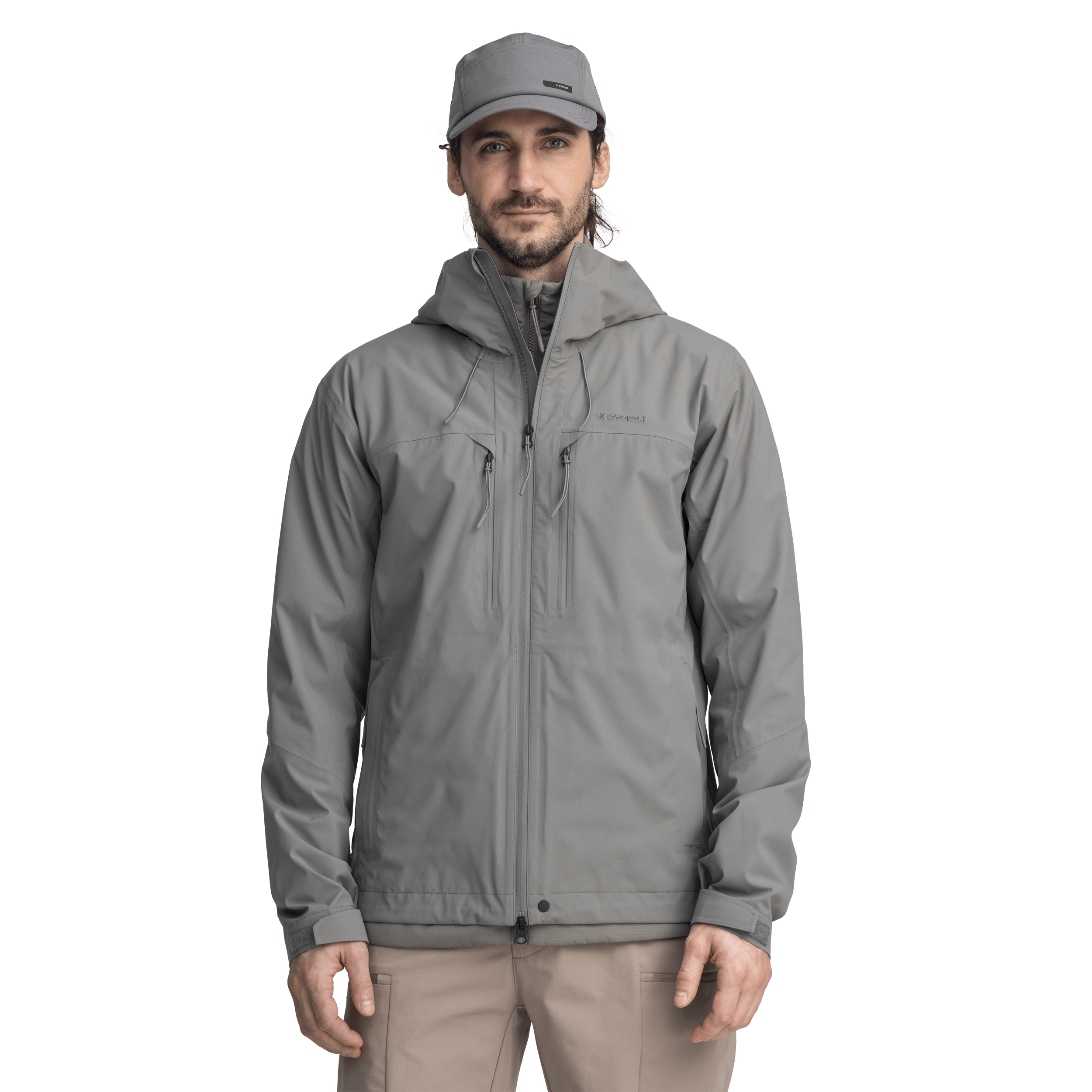 VENTURE 3L SHELL JACKET KHAKI GREY Everest Shell Jacket