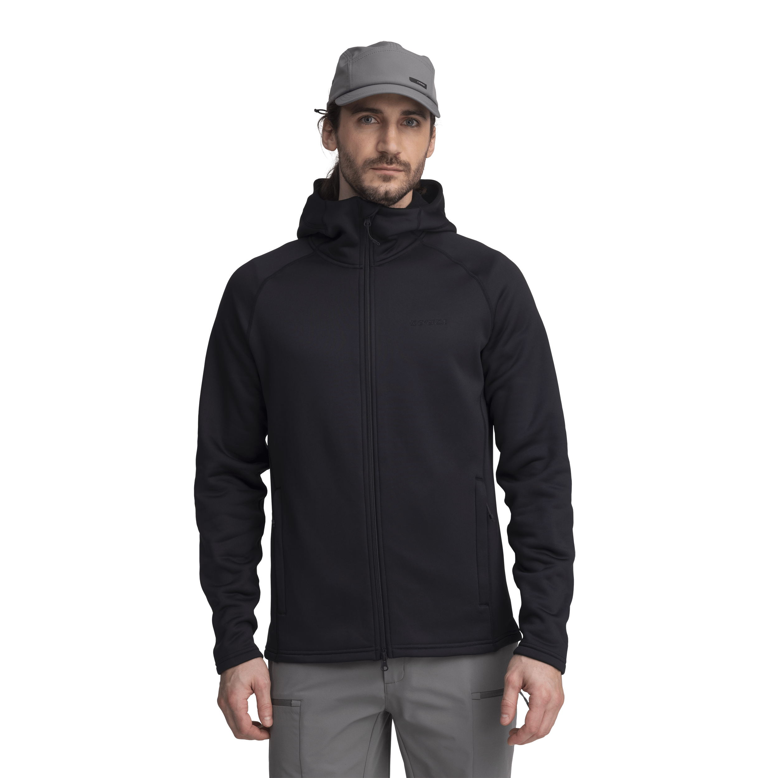 STRETCH HOOD CZARNY Everest Druga warstwa