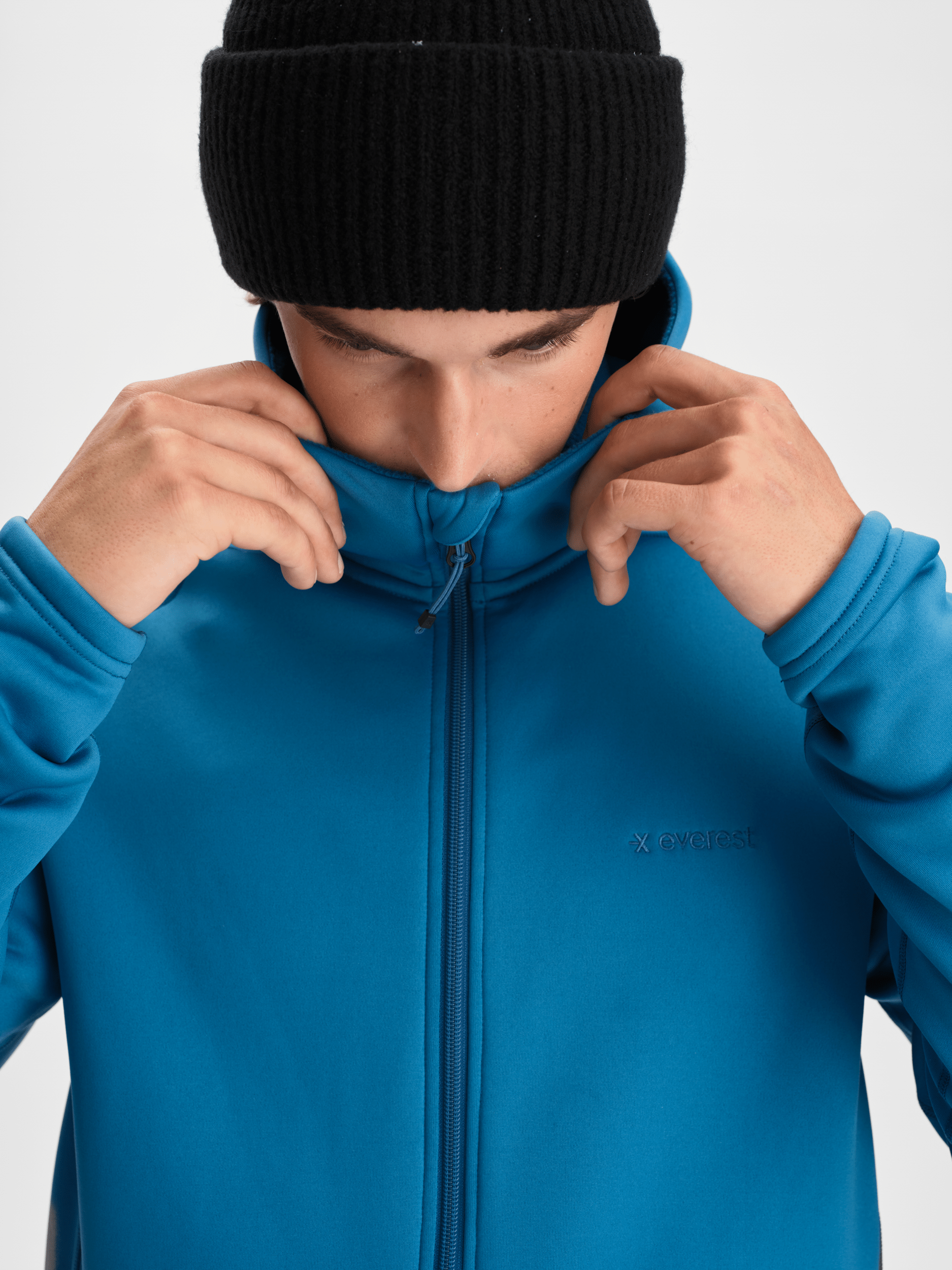 STRETCH HOOD GLACIER BLUE Everest Kaptur drugiej warstwy