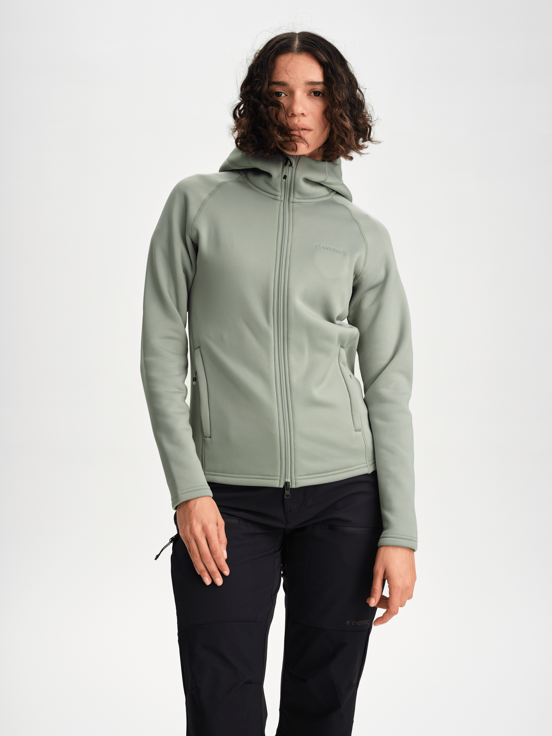 Stretch-Hood Sage Mist Everest Zweite Schicht