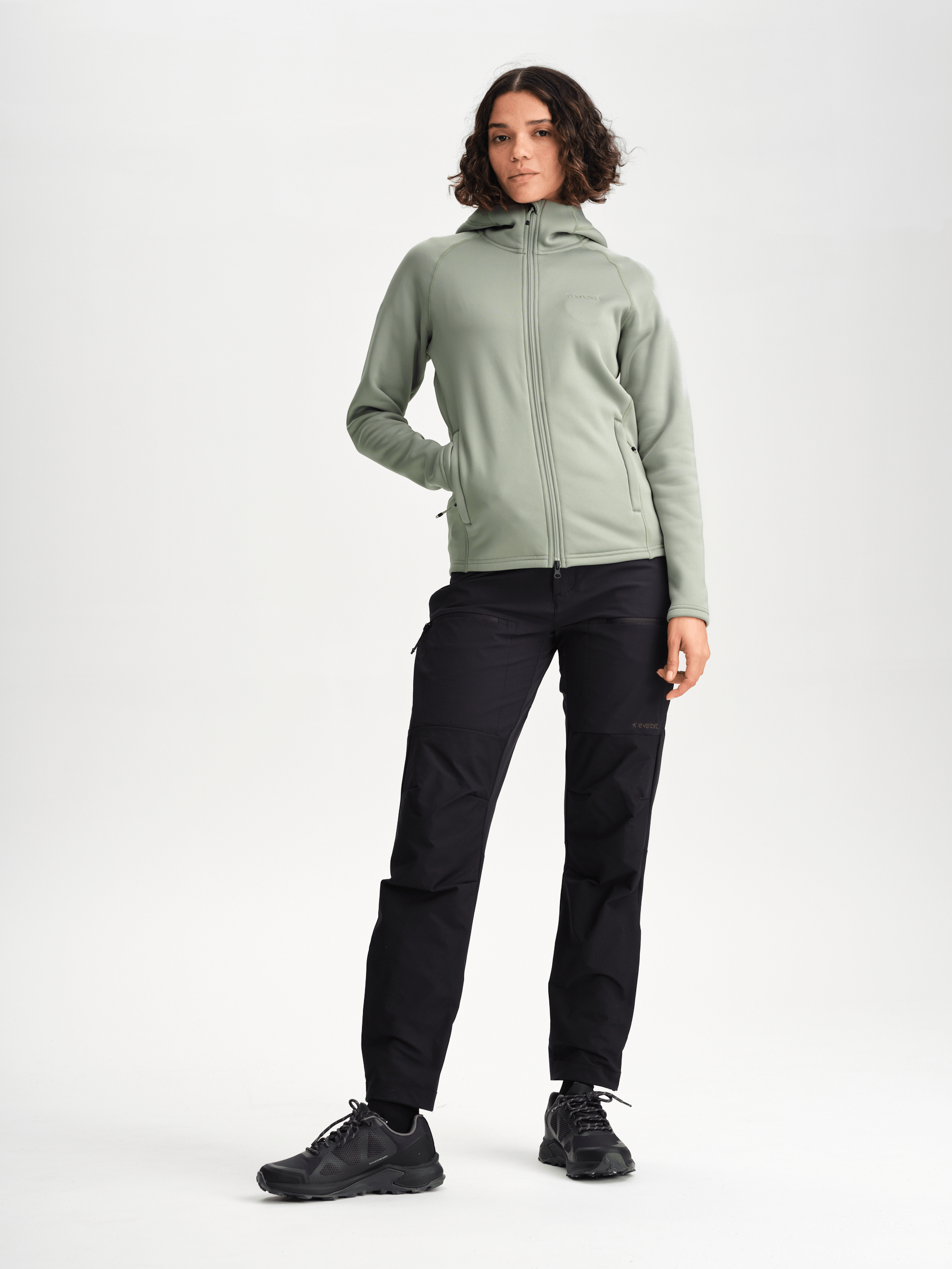 Stretch-Hood Sage Mist Everest Zweite Schicht