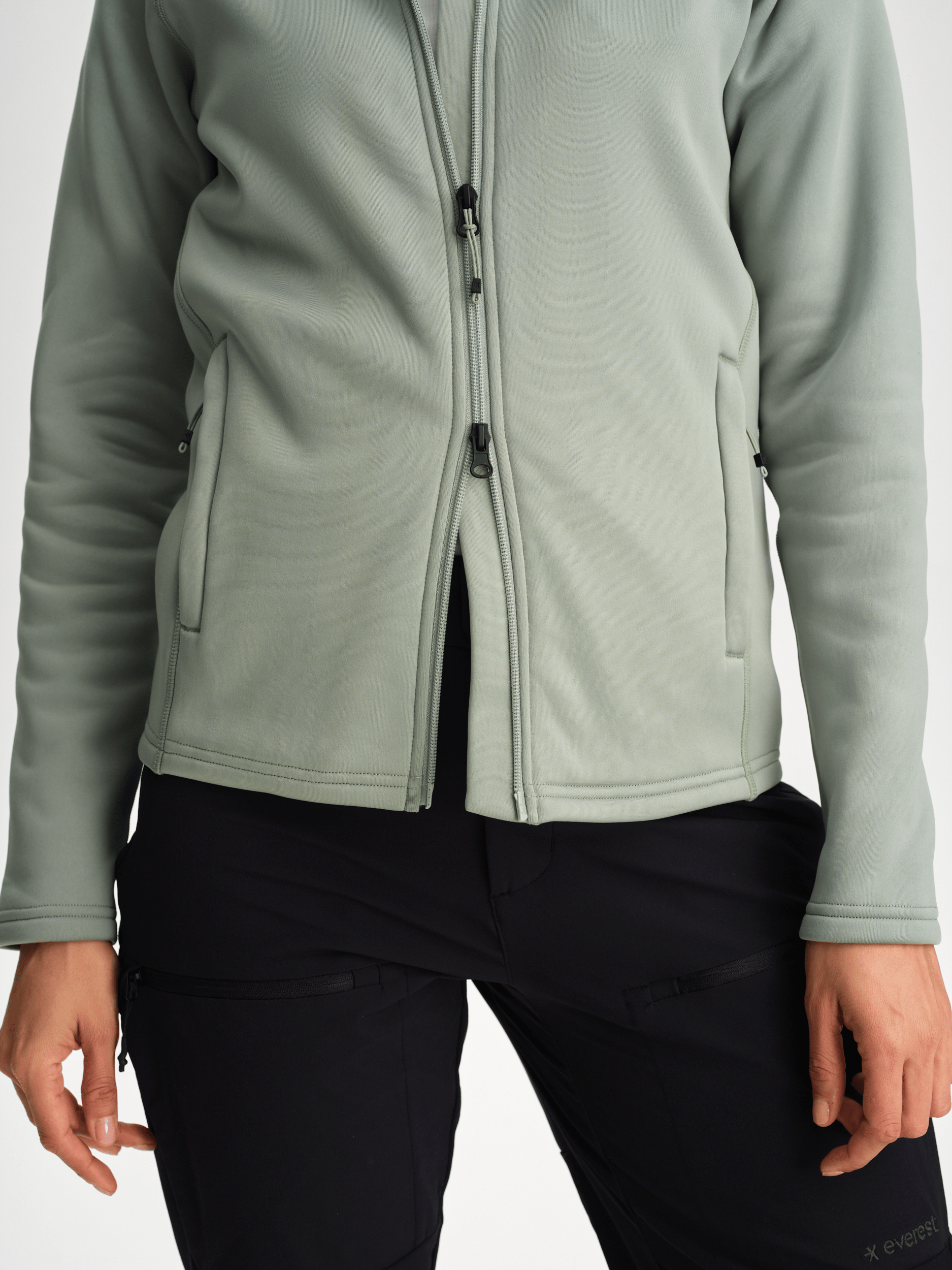 Stretch-Hood Sage Mist Everest Zweite Schicht