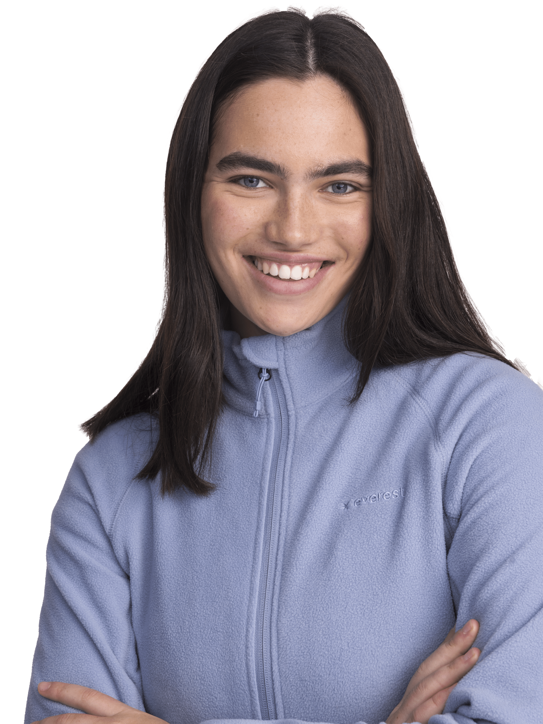 KURTKA Z POLARU NA SUWAK BLUE FOG Everest Druga warstwa