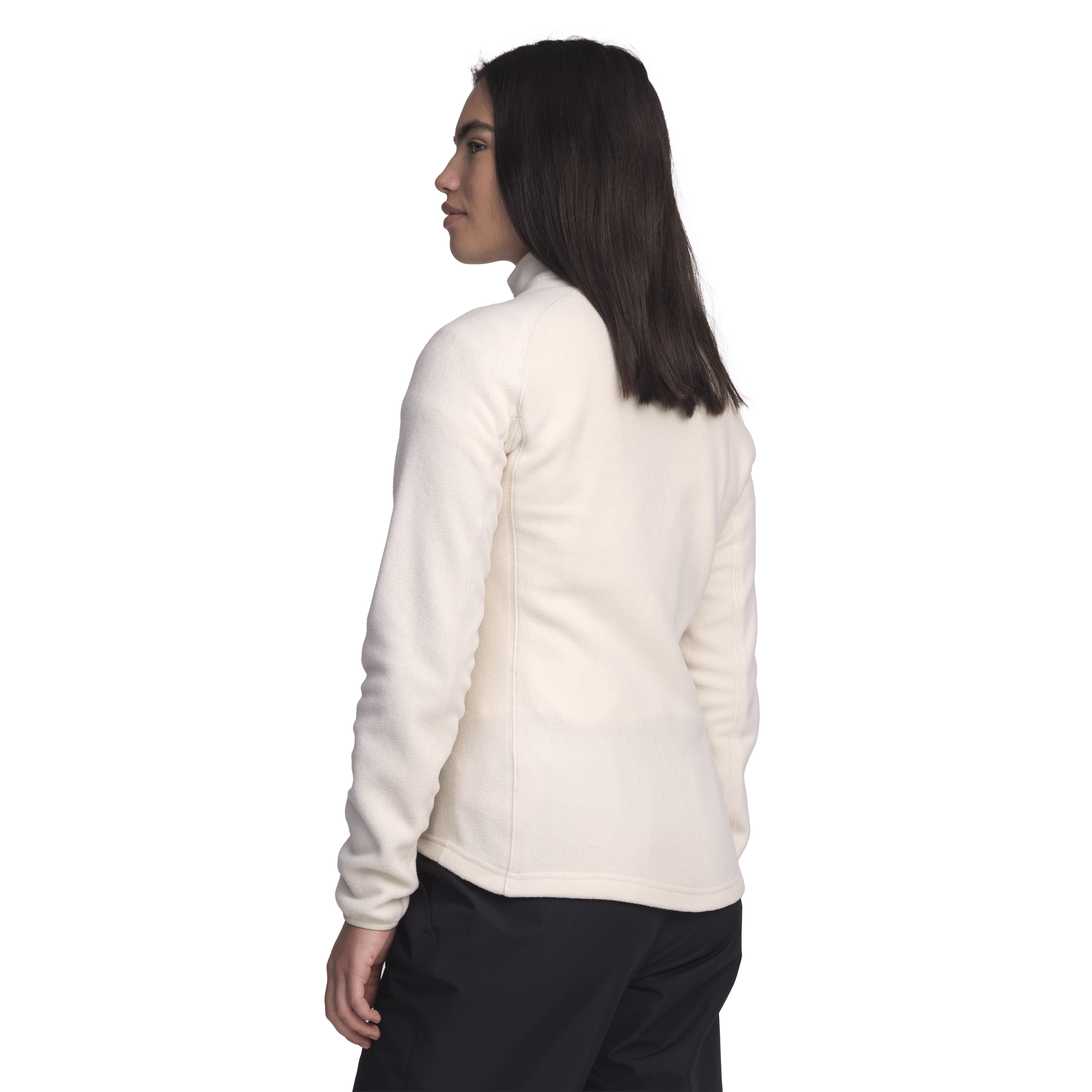 REISSVERSCHLUSS-FLEECEJACKE OFF WHITE Everest Zwischenschicht