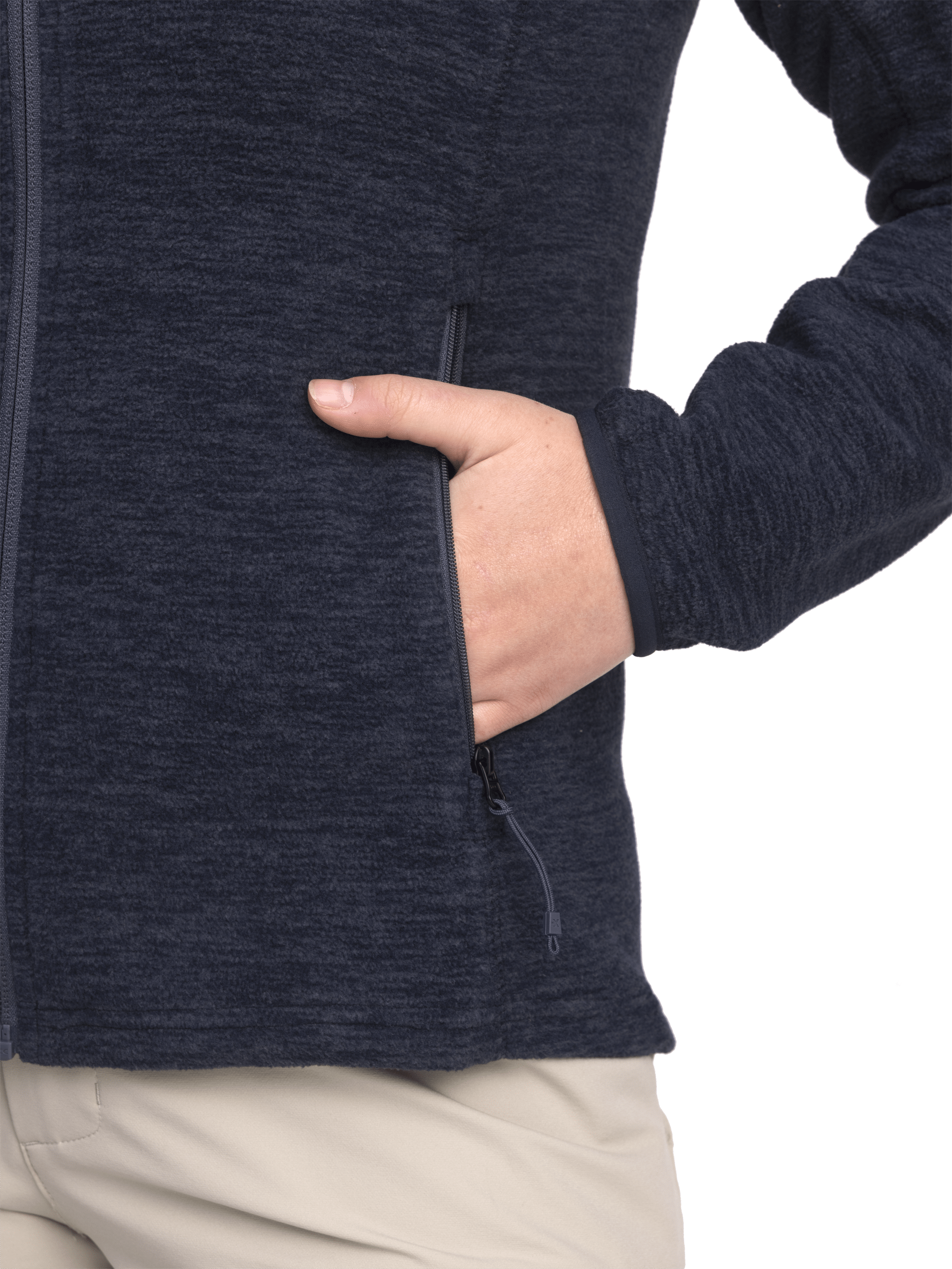 KURTKA Z POLARU NA SUWAK GRANAT MELANŻ Everest Druga Warstwa