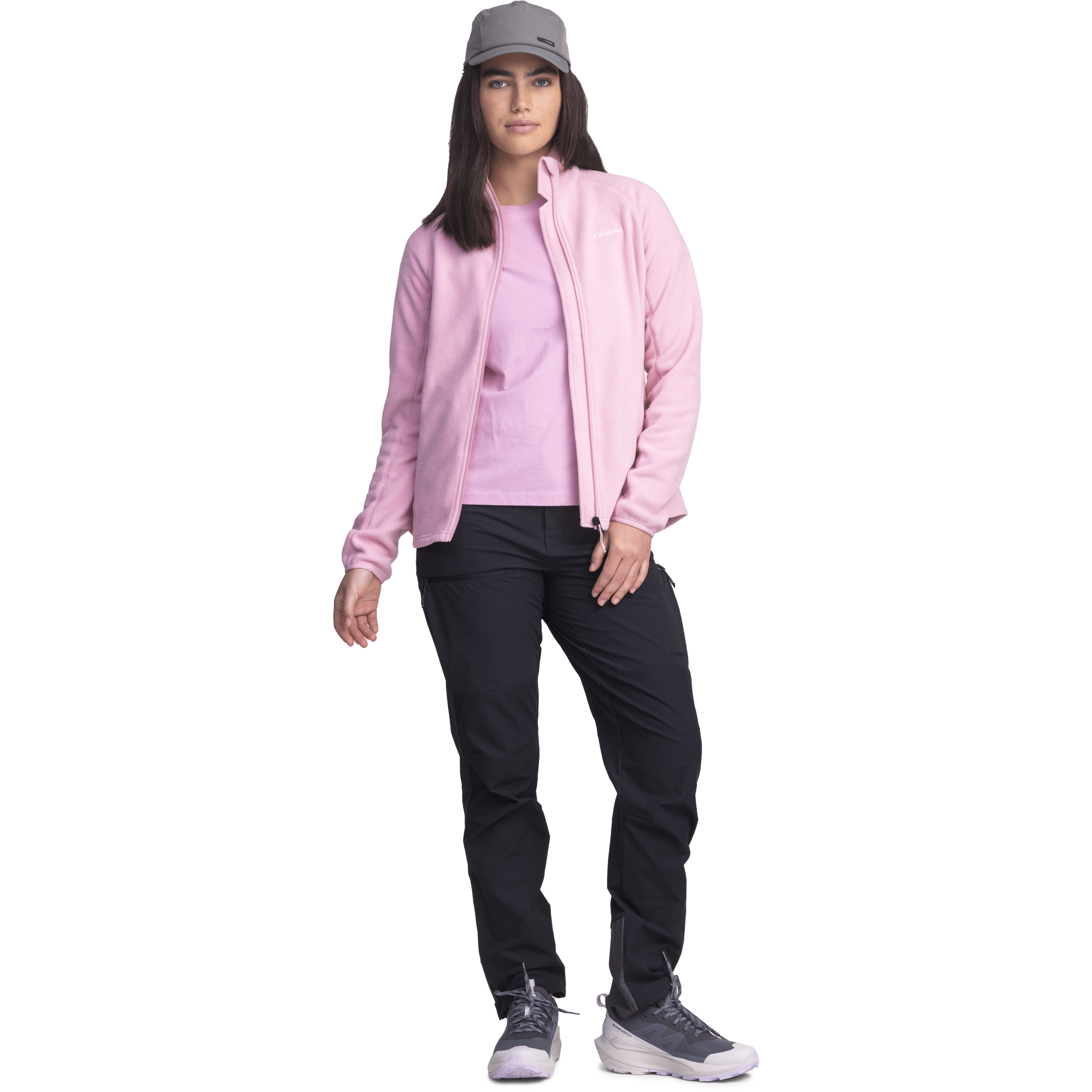 KURTKA Z POLARU NA SUWAK BLOSSOM PINK Everest Warstwa Druga