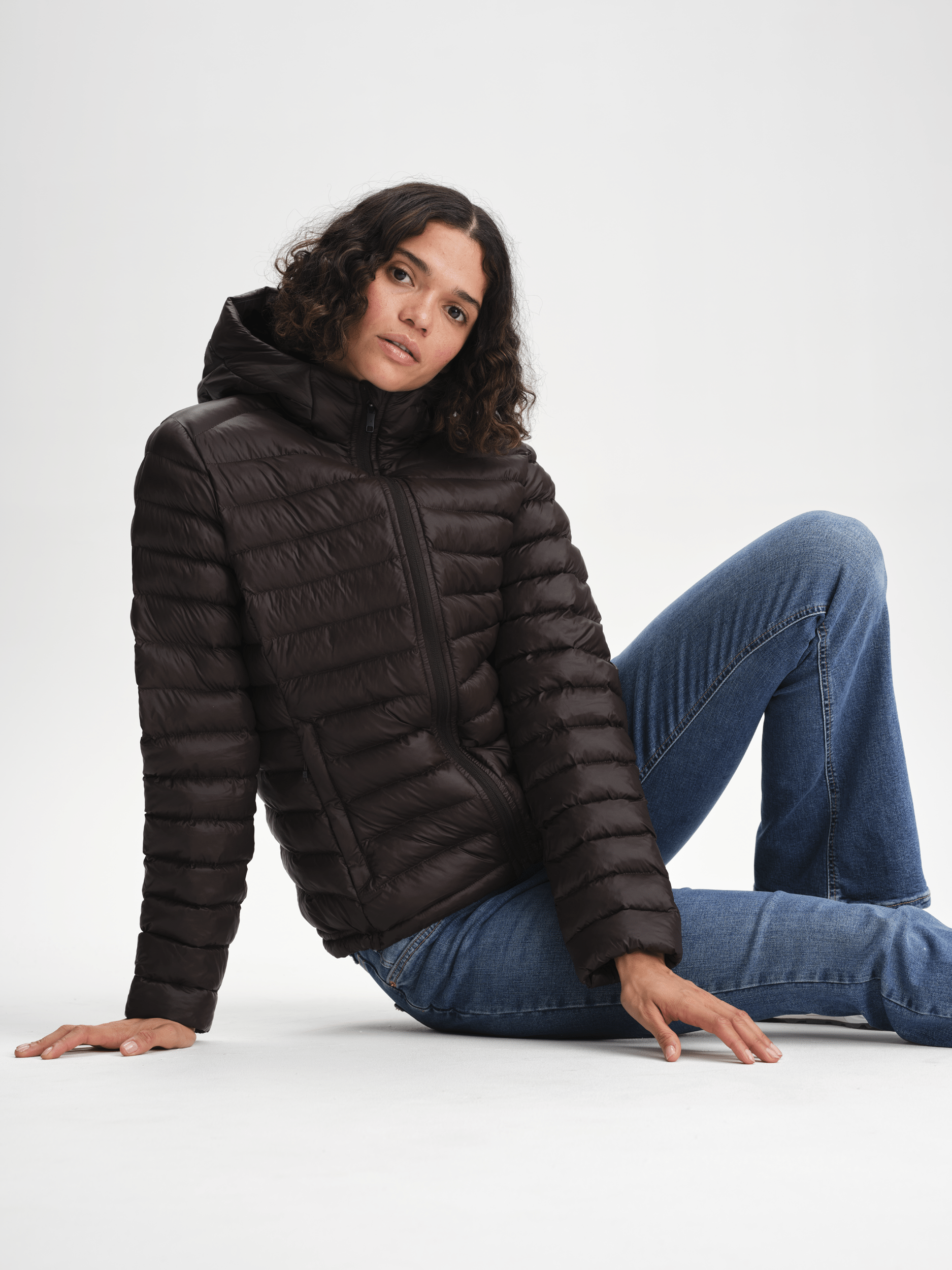 LINER HOOD JACKET CACO BROWN WOMEN Everest Liner Jacket